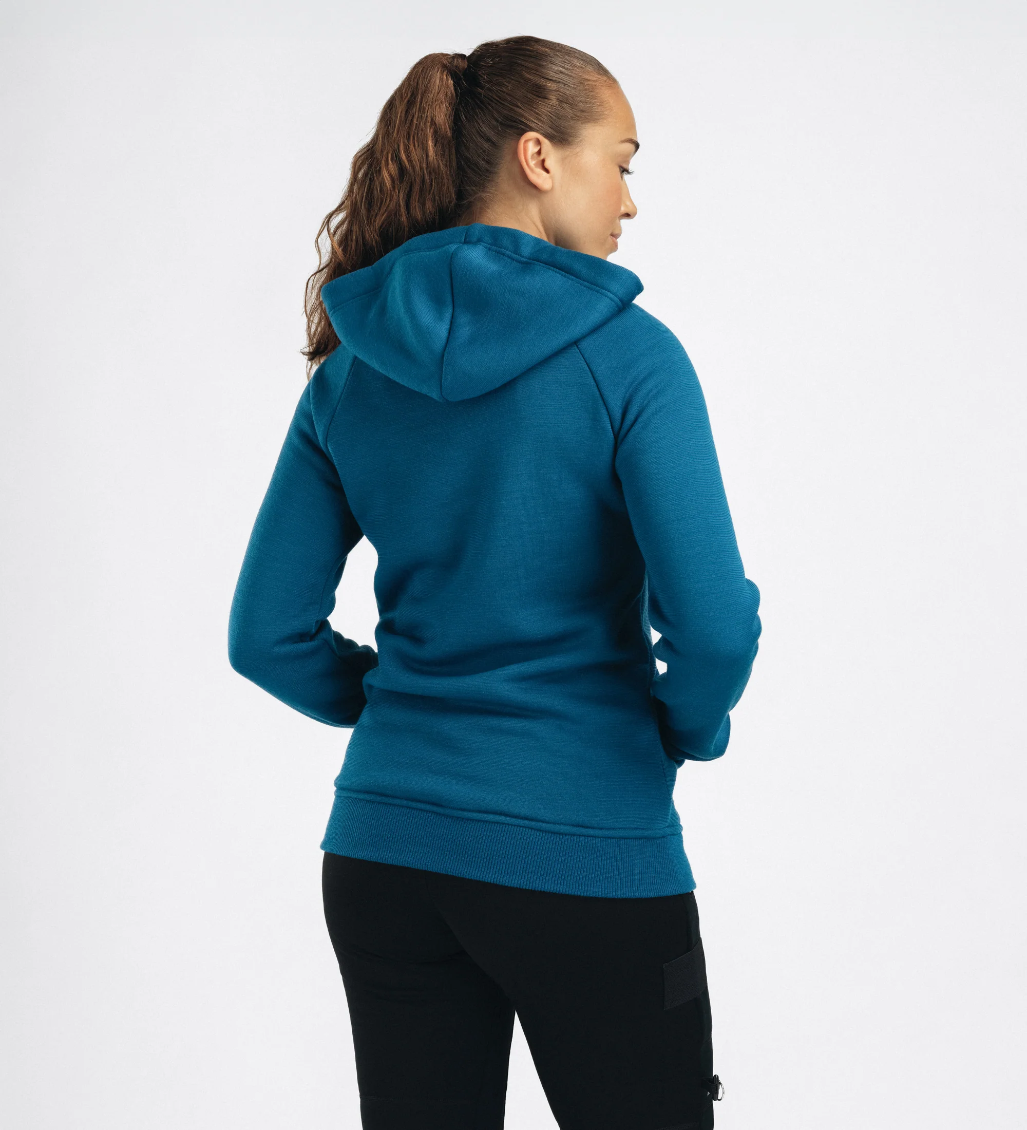 Merino Fleecewool Hoodie Damen - Image 3