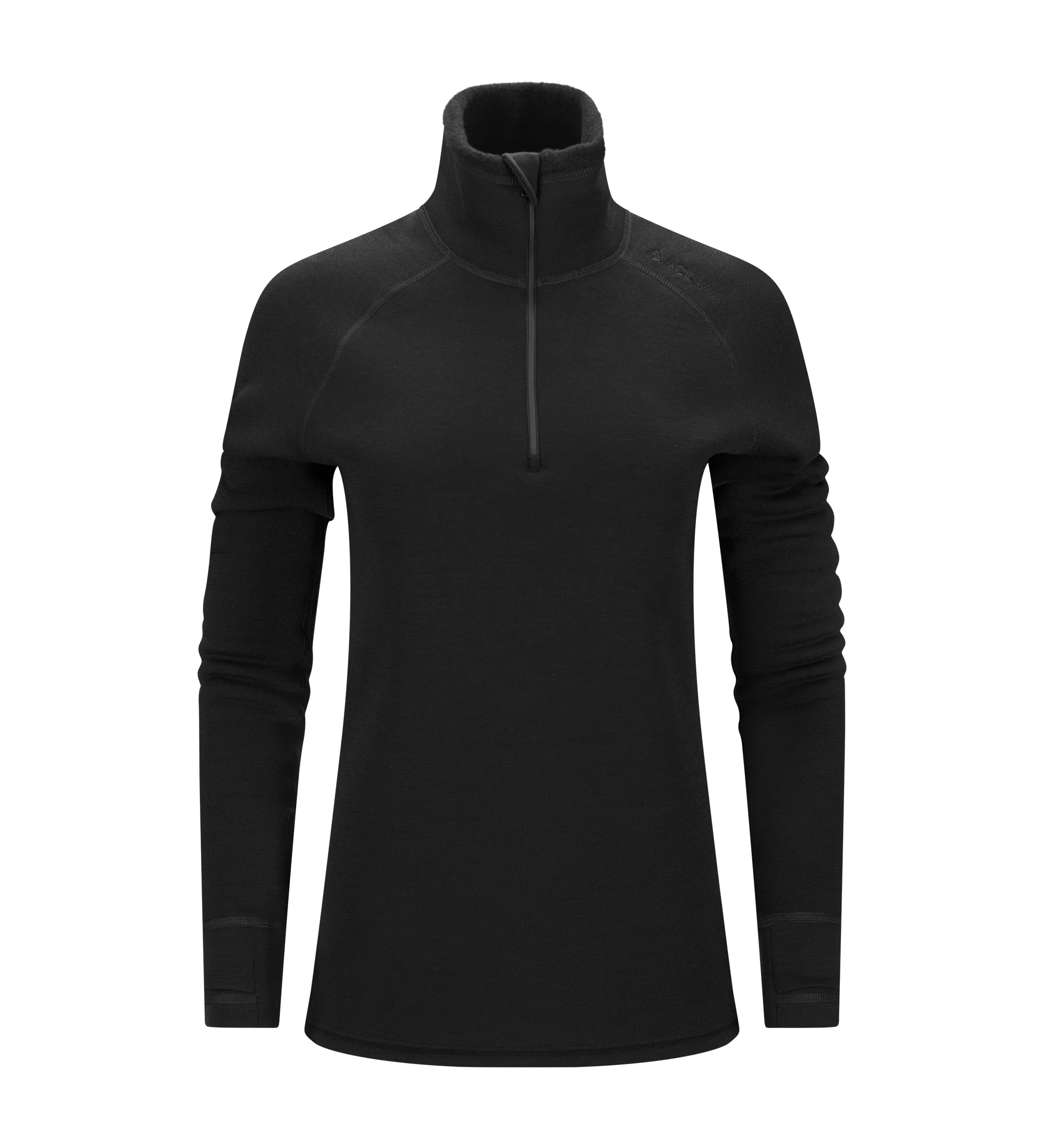 Merino Fleecewool Polo Zip Womens - Image 7