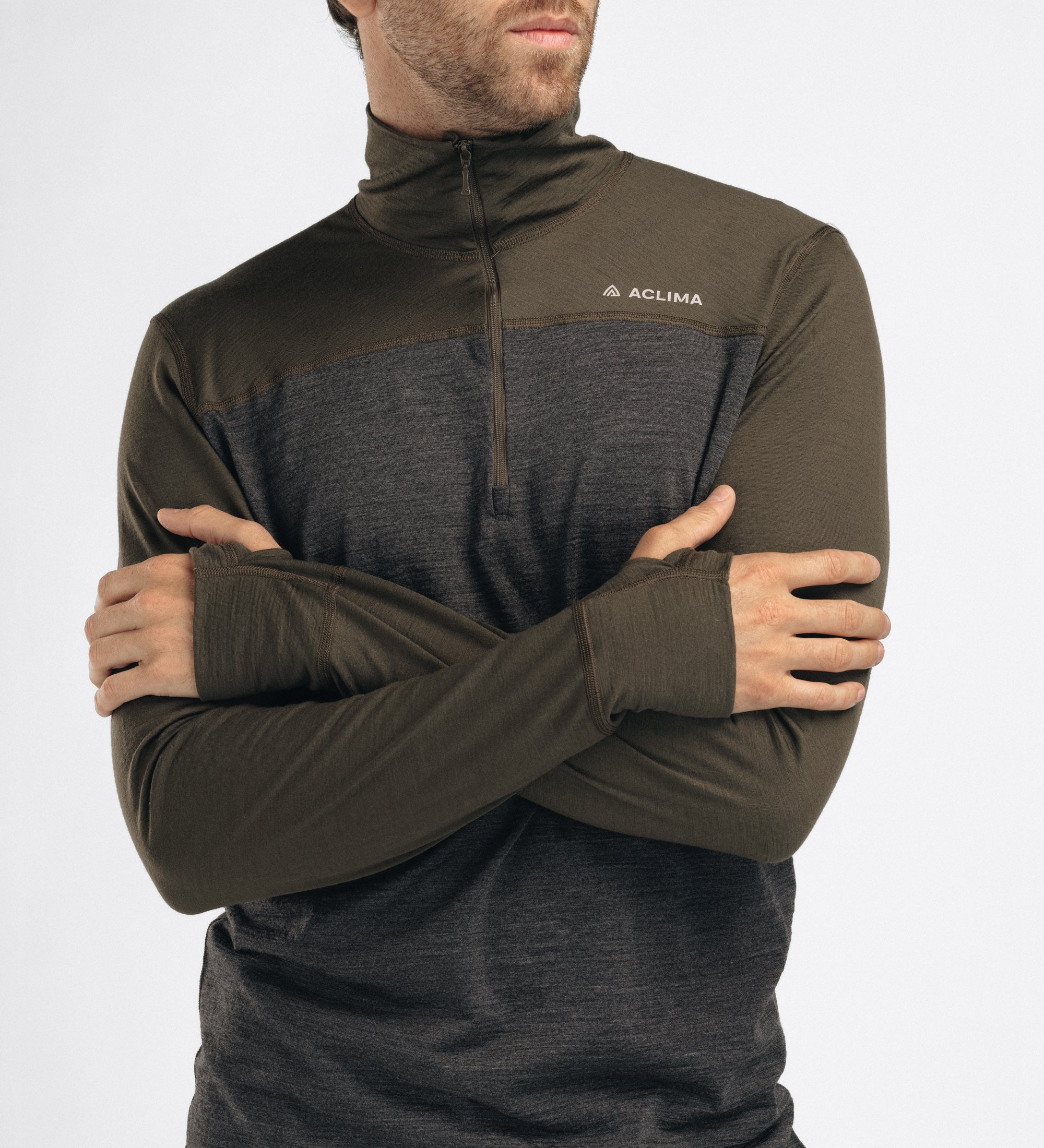 Lightwool 180 Polo Zip Herren (100% Merino) - Image 2