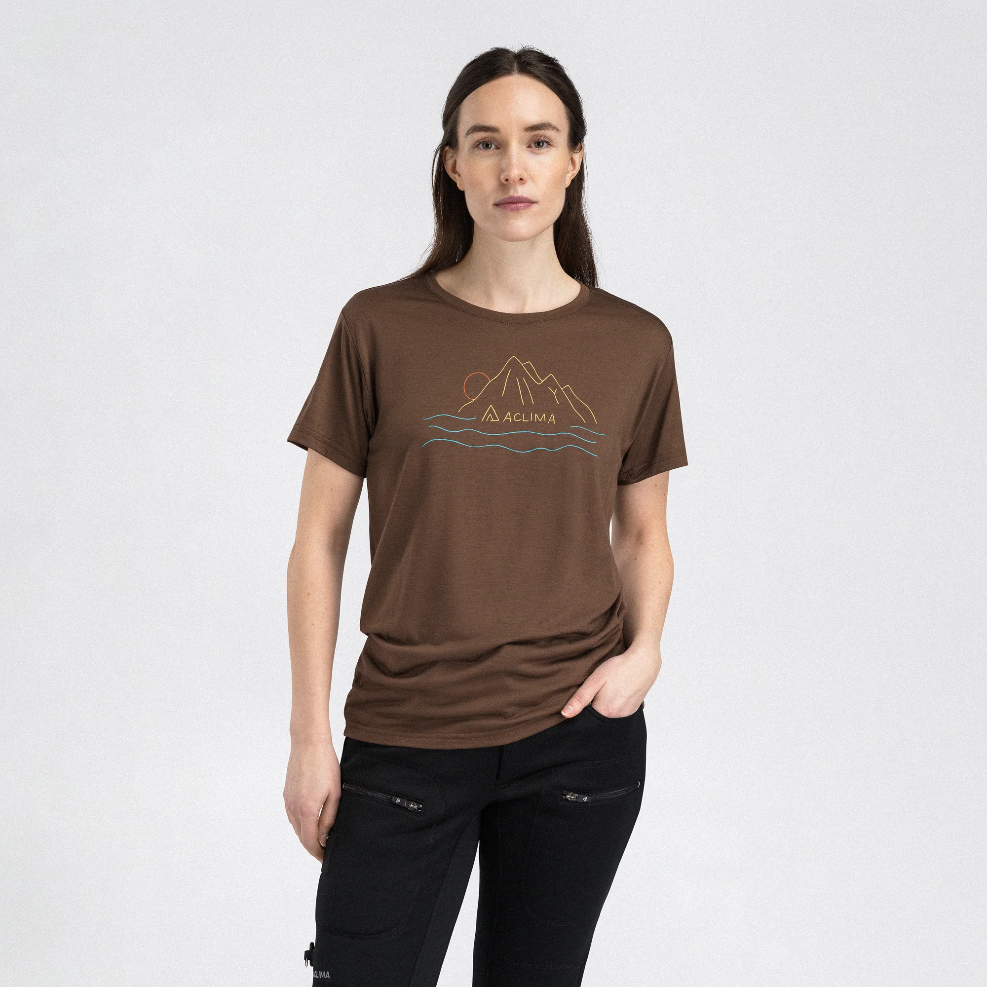 Lightwool Classic Tee Sunset ♀ (extra soft) - Image 6