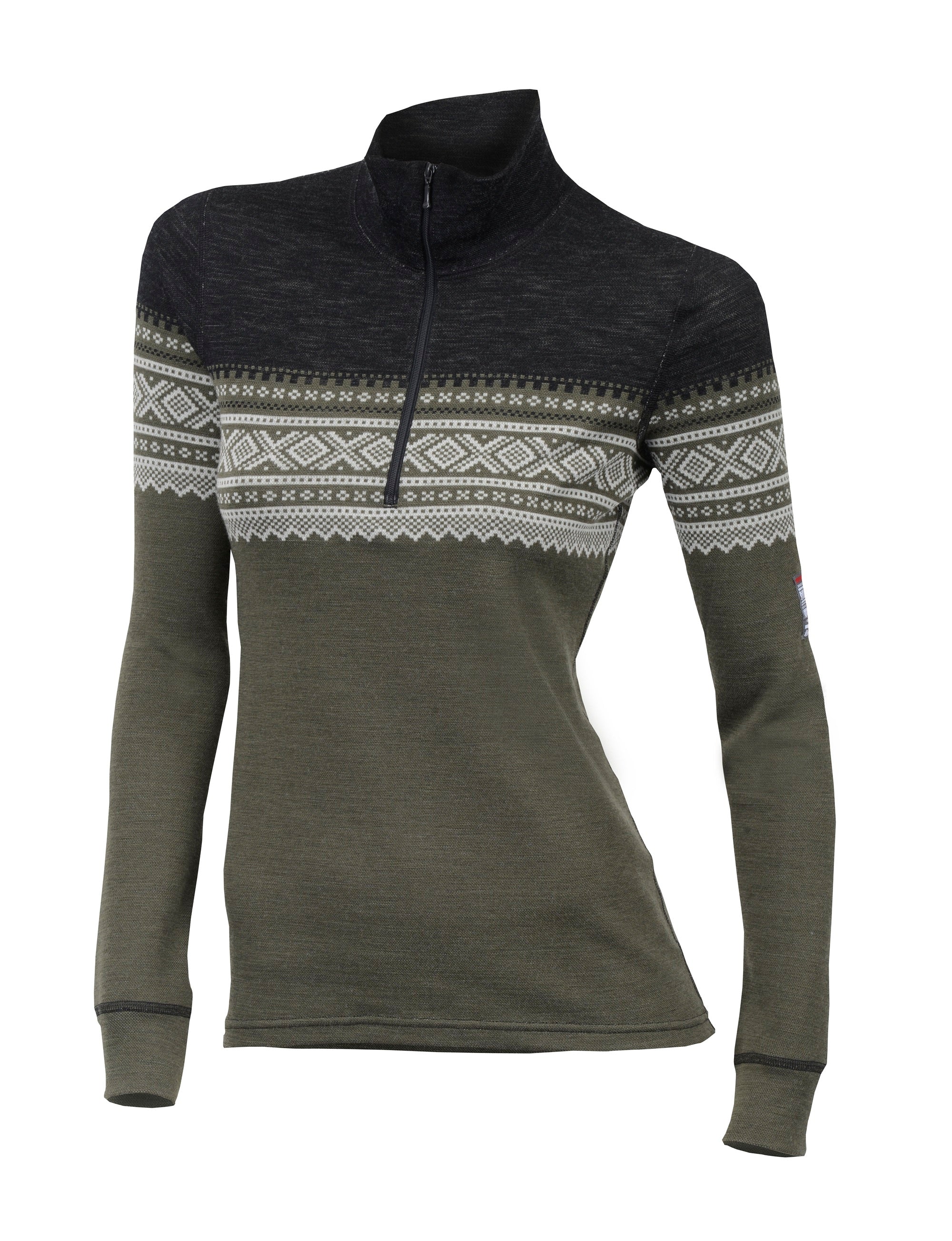 Marius Merino Mock Neck Damen 220 - Image 3