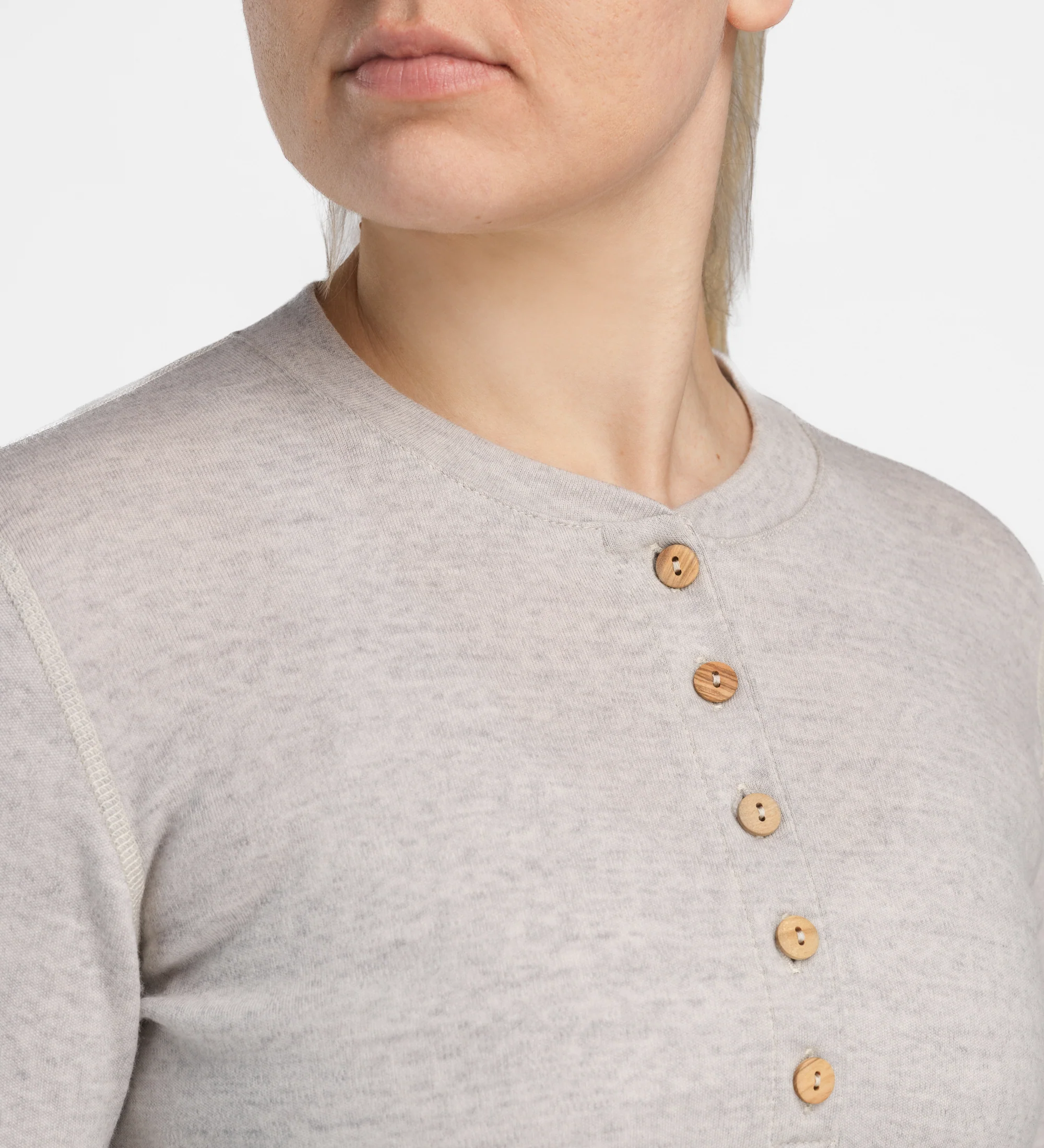 Warmwool Granddad Button Shirt ♀ - Image 2