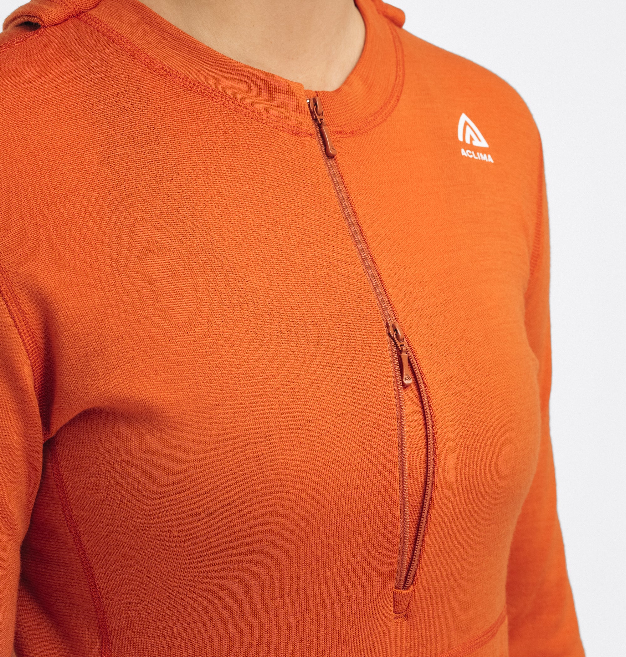 Warmwool Hood Sweater w/Zip ♀ - Image 13