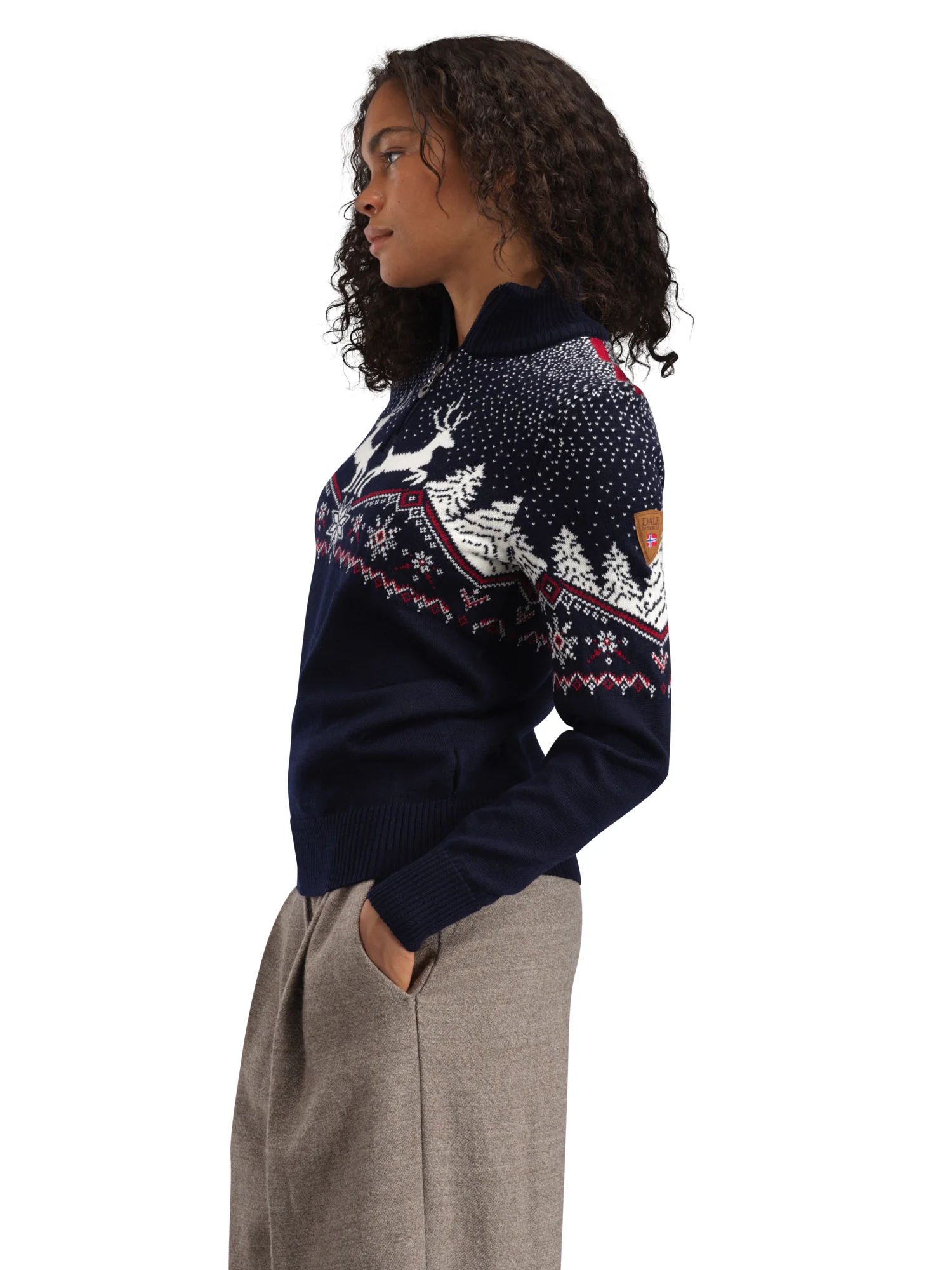 Christmas Sweater Merinowolle Damen - Image 2