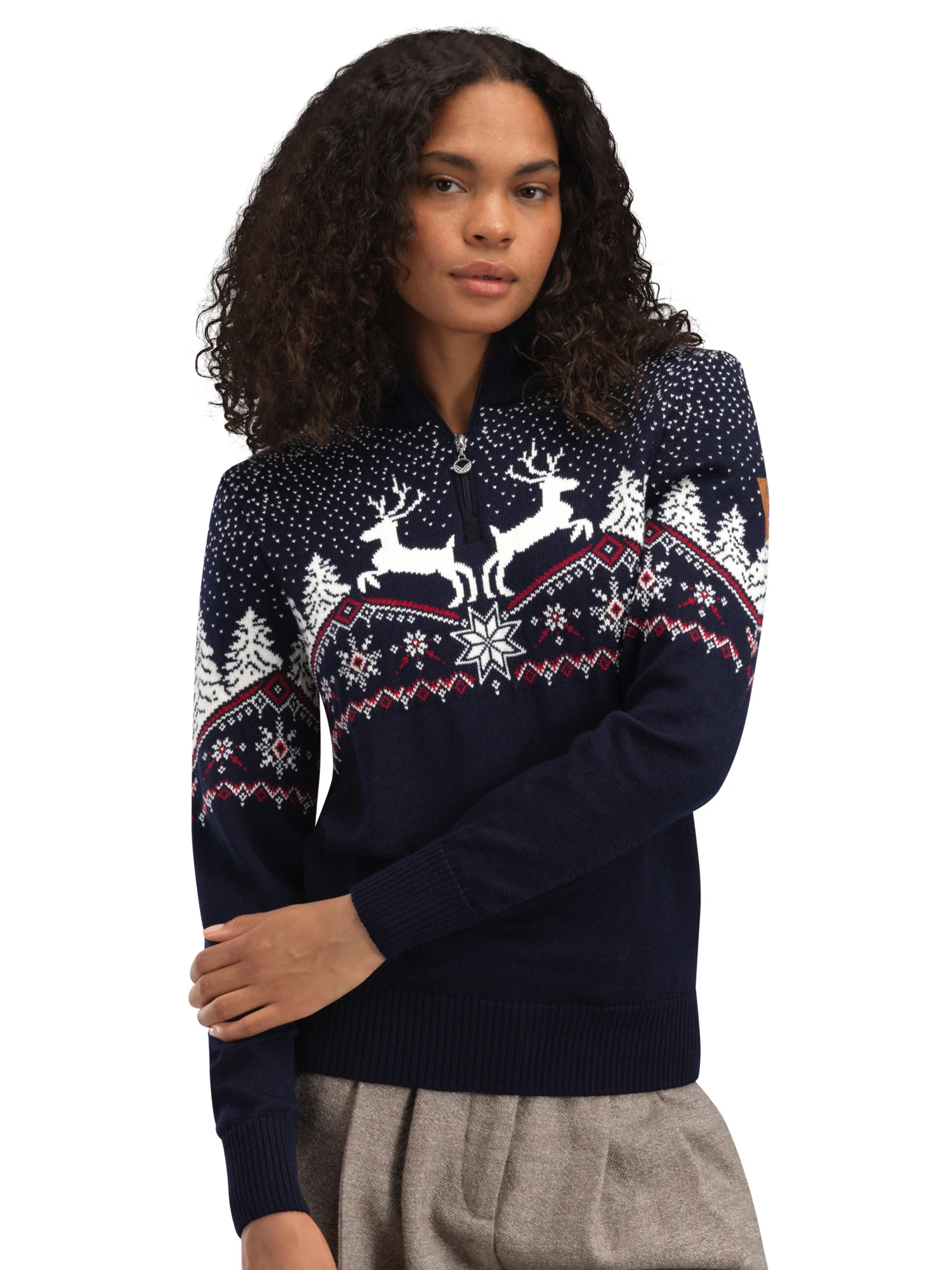 Christmas Sweater Merinowolle Damen - Image 3