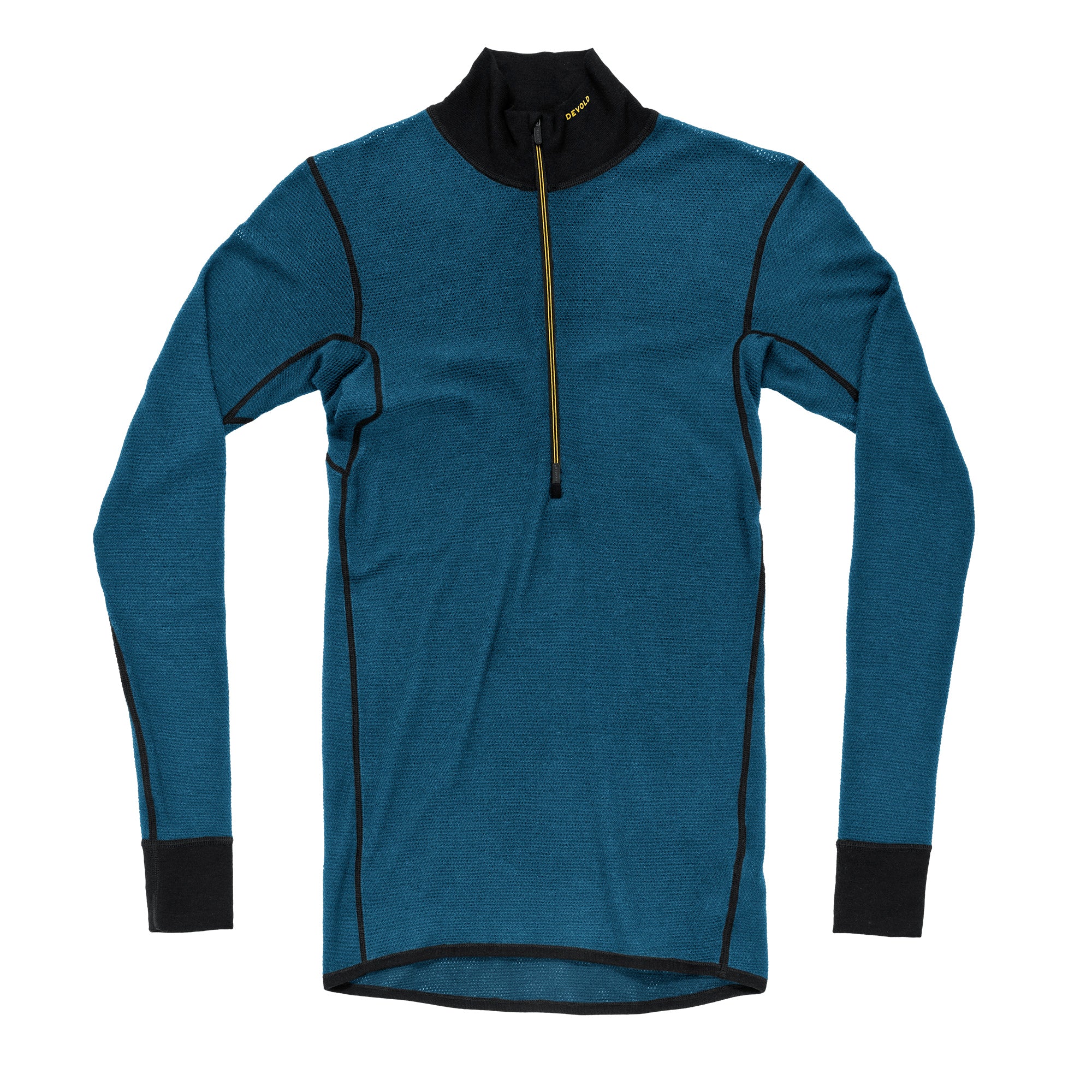 Merino Wool Mesh Half Zip Neck ♂ 190 - Image 3
