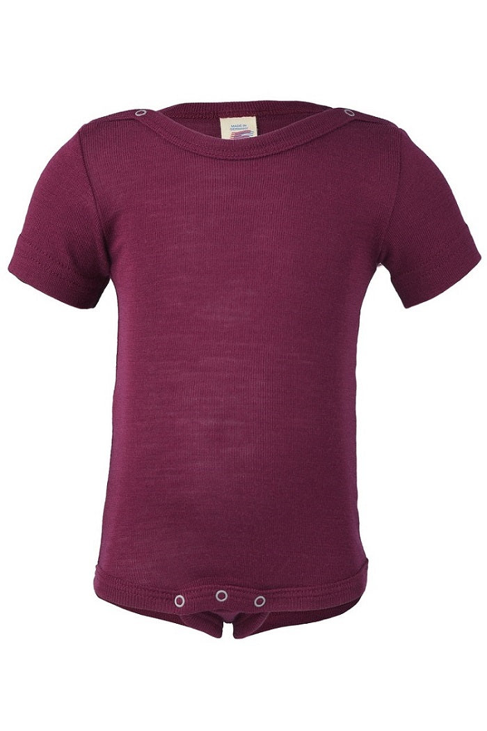 Baby Body Merino-Seide Kurzarm mit Schulterknöpfen - Image 3