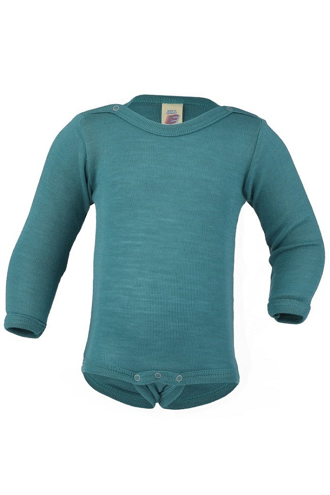 Baby Body Merino-Seide Langarm mit Schulterknöpfen - Image 7