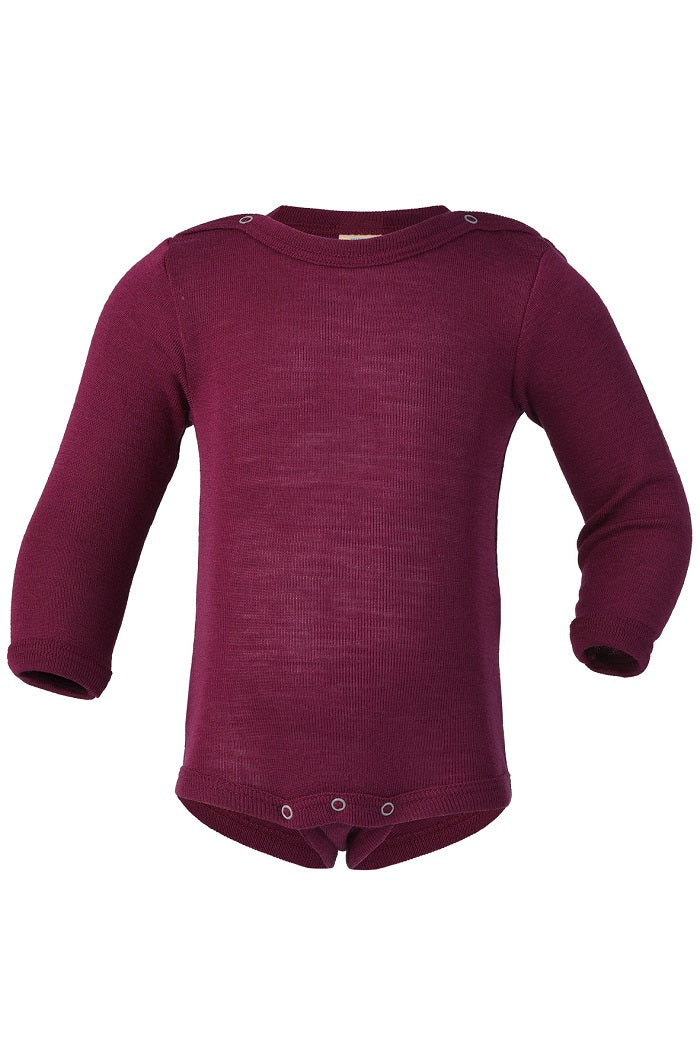 Baby Body Merino-Seide Langarm mit Schulterknöpfen - Image 8