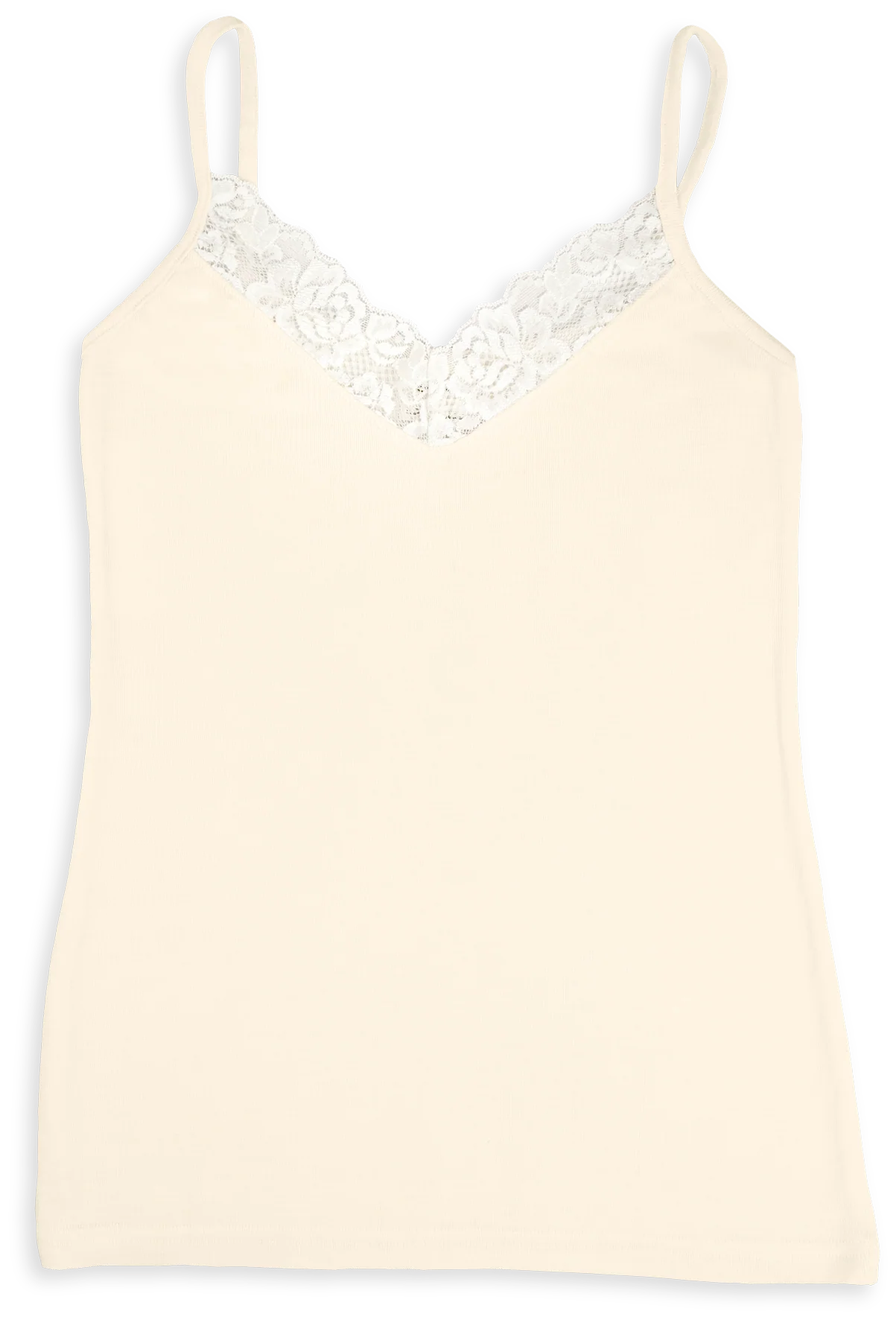 Merino-Seide Damen Top mit Spitze - Image 3