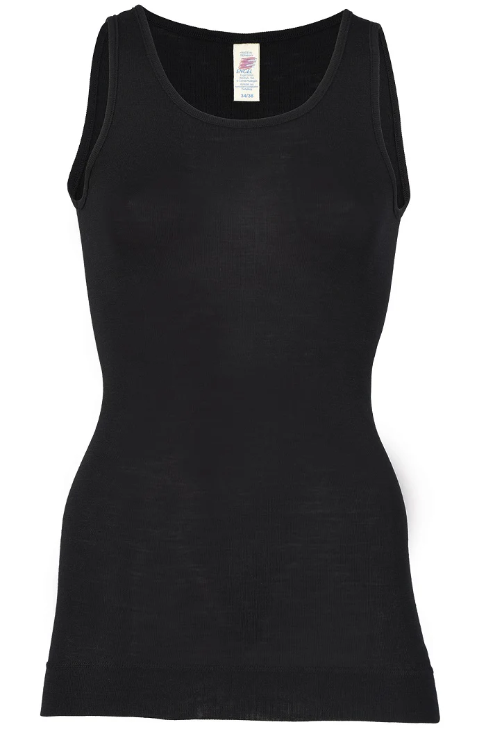 Merino-Seide Longsshirt Ärmellos Damen - Image 3