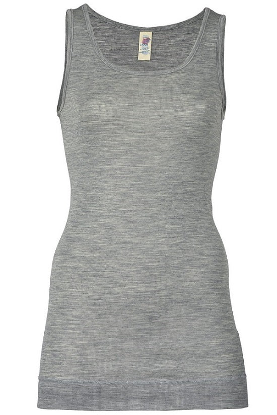 Merino-Seide Longsshirt Ärmellos Damen - Image 4