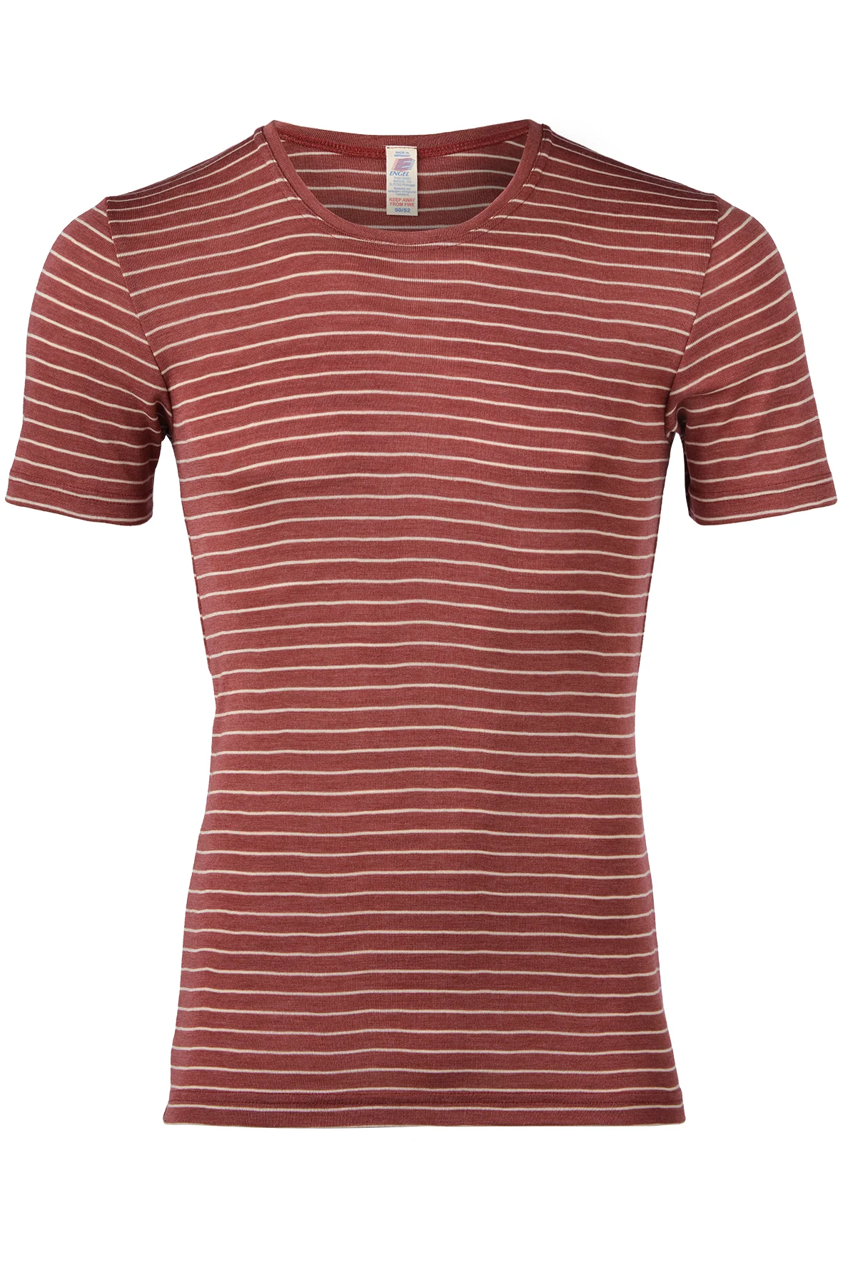 Merino-Seide Shirt gestreift Herren - Image 2
