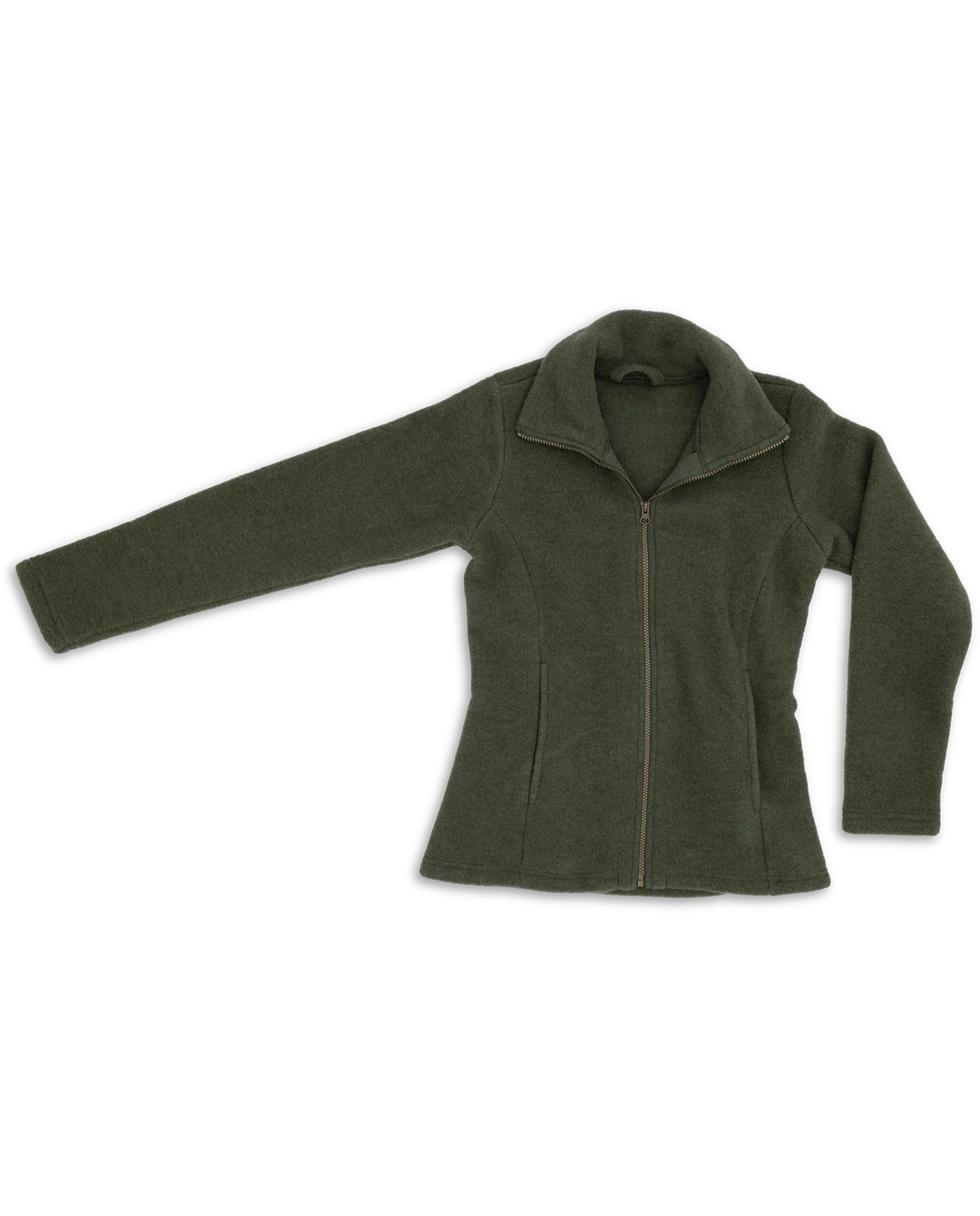 100% Merino Walk Fleece Jacke Damen