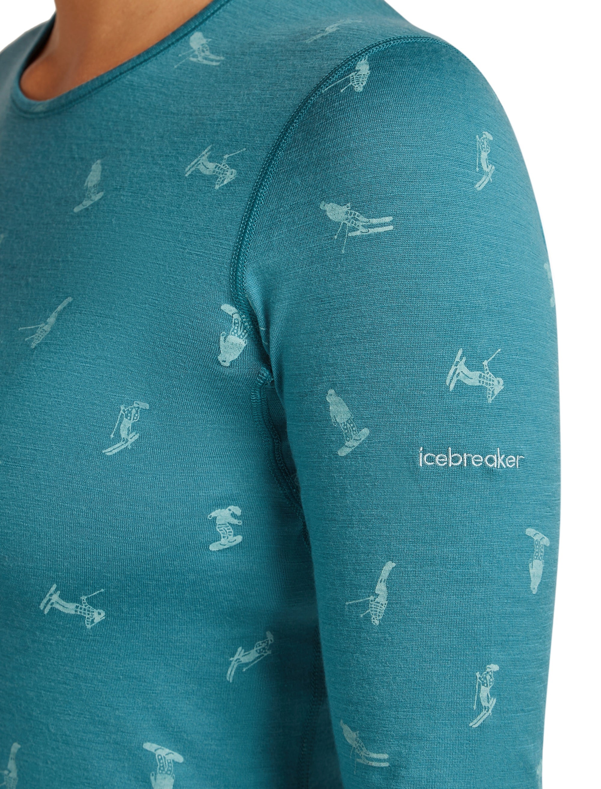 200 Oasis Merino Longsleeve Snow Day ♀ - Image 2