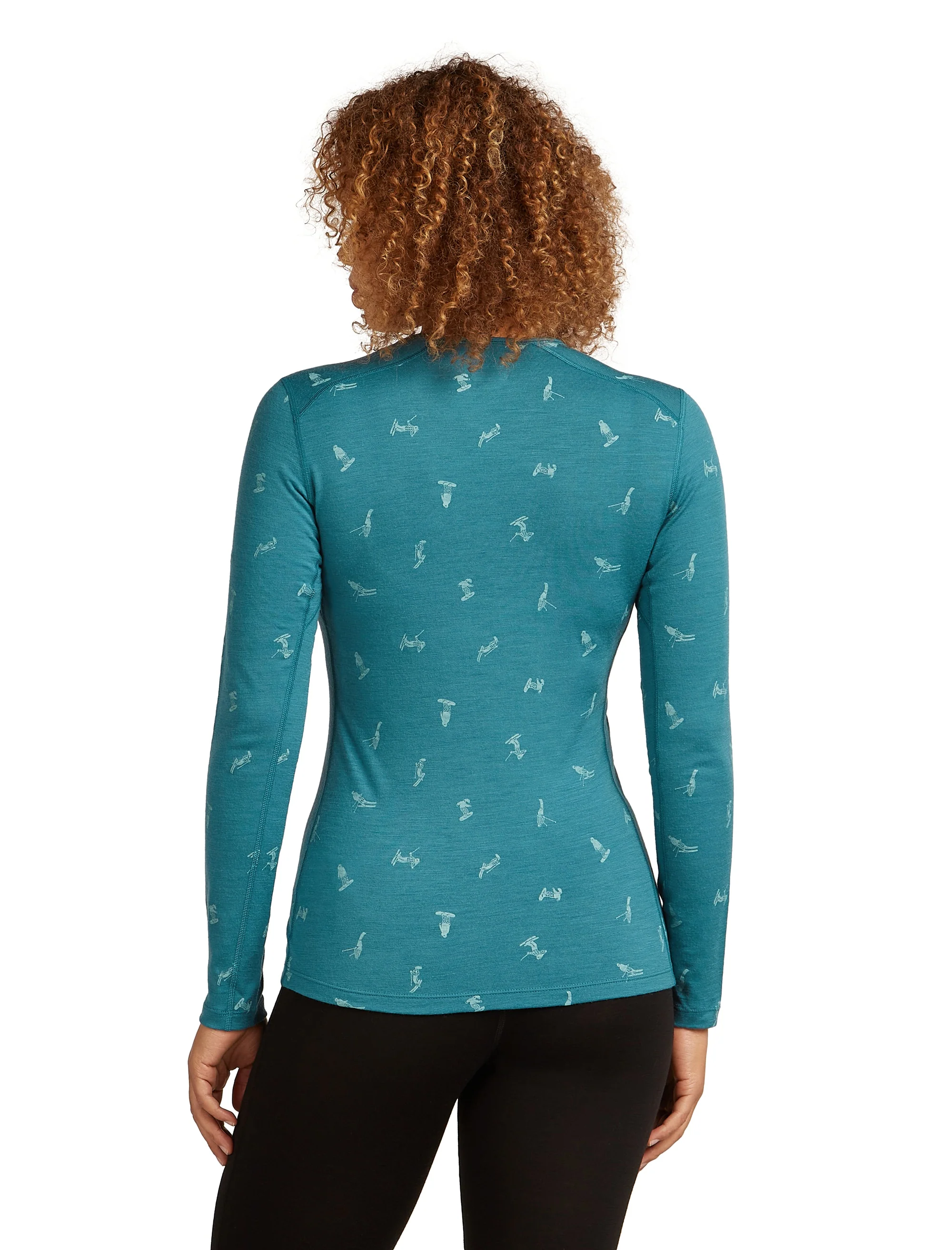 200 Oasis Merino Longsleeve Snow Day ♀ - Image 3