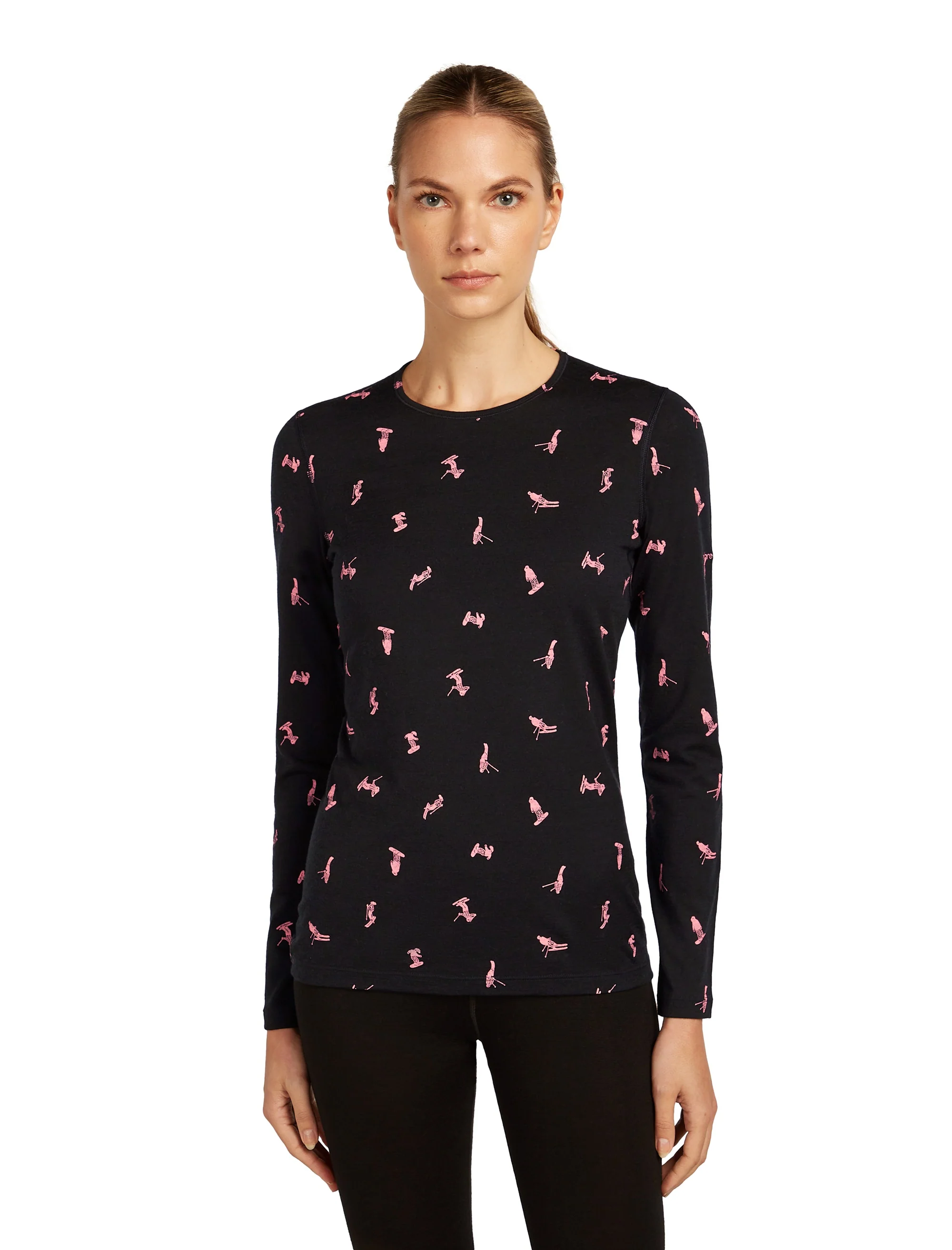200 Oasis Merino Longsleeve Snow Day ♀ - Image 5