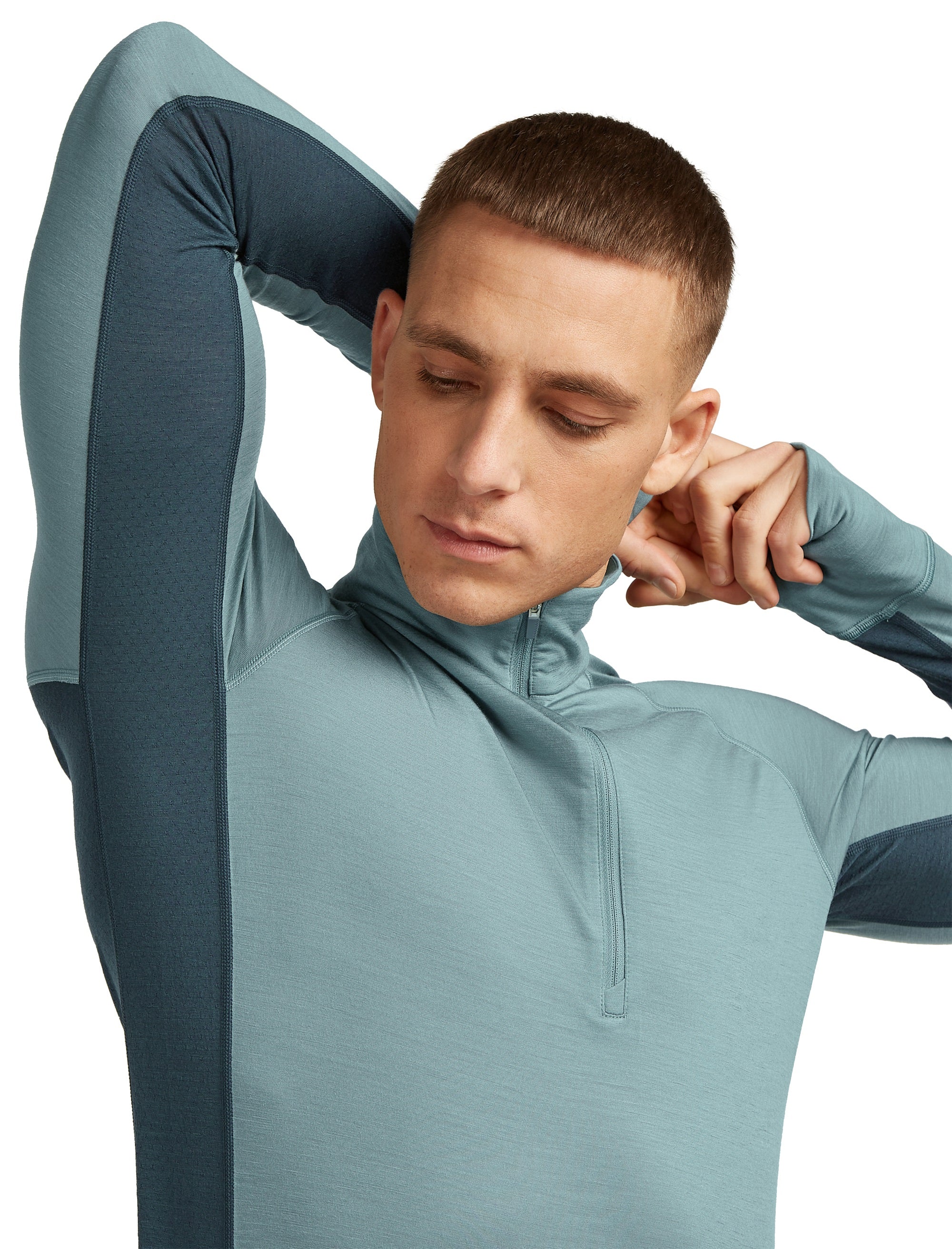 125 Zone Knit Half Zip Herren - Image 3