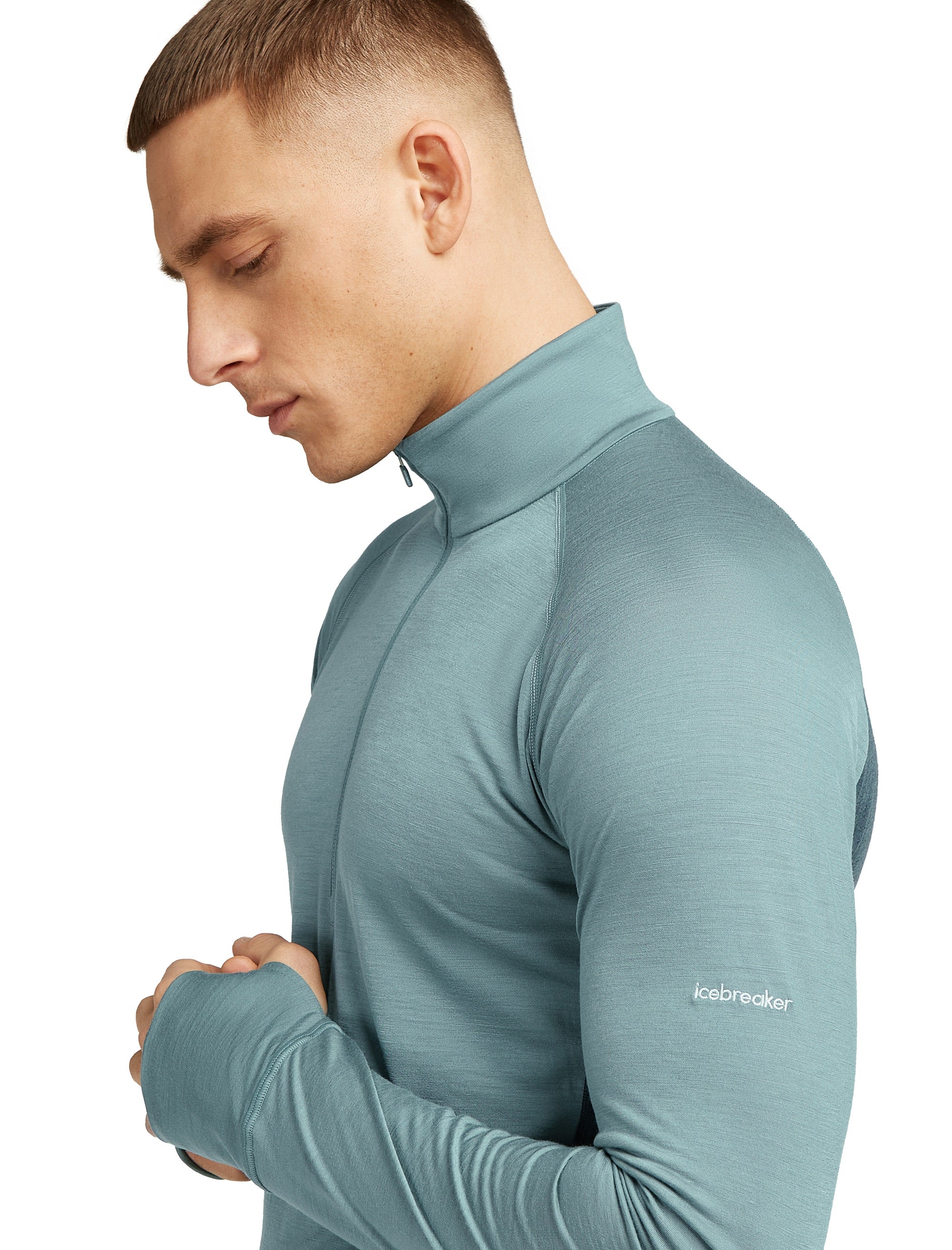 125 Zone Knit Half Zip Herren - Image 4