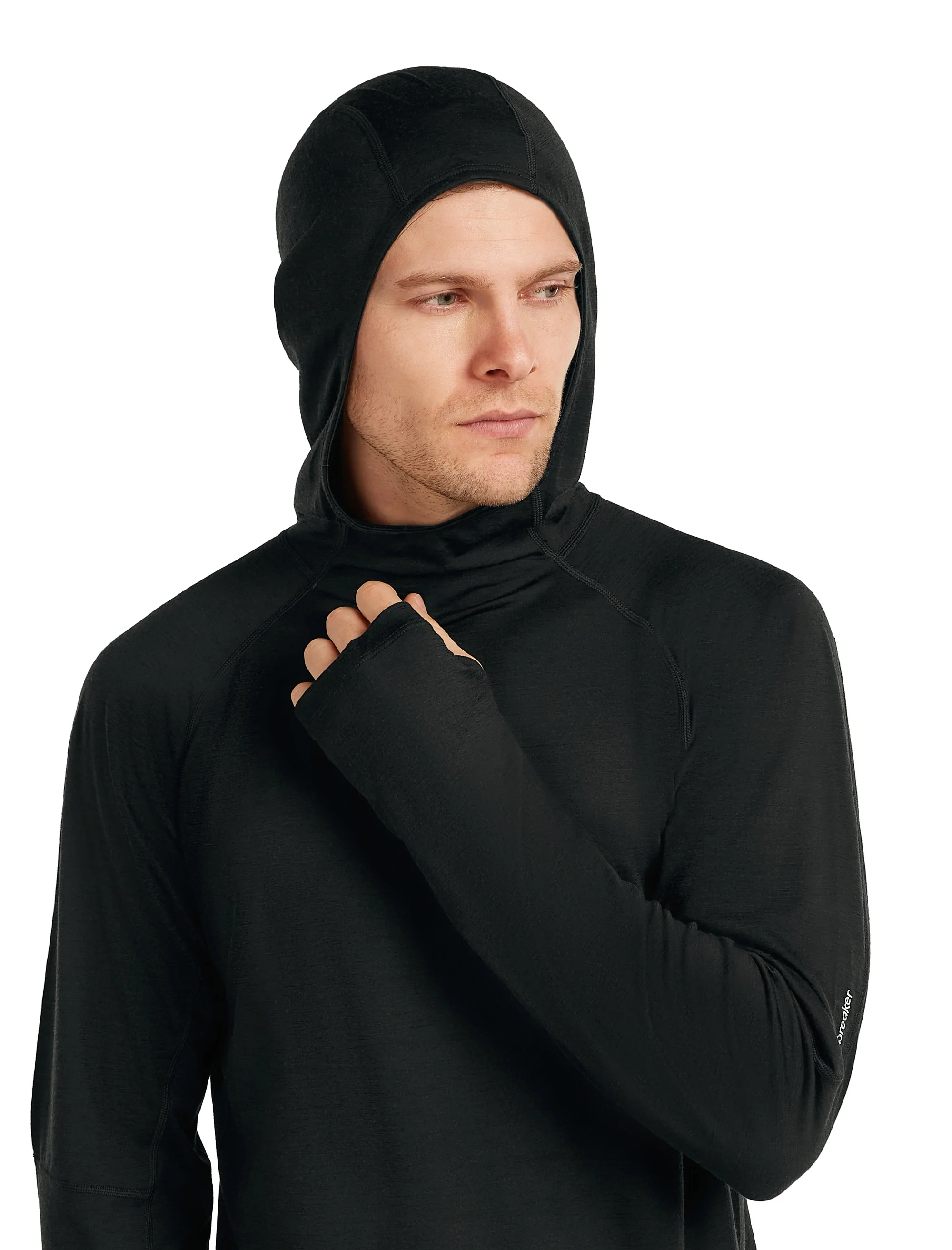 Men 150 MerinoFine Ace Sun Hoodie - Image 4