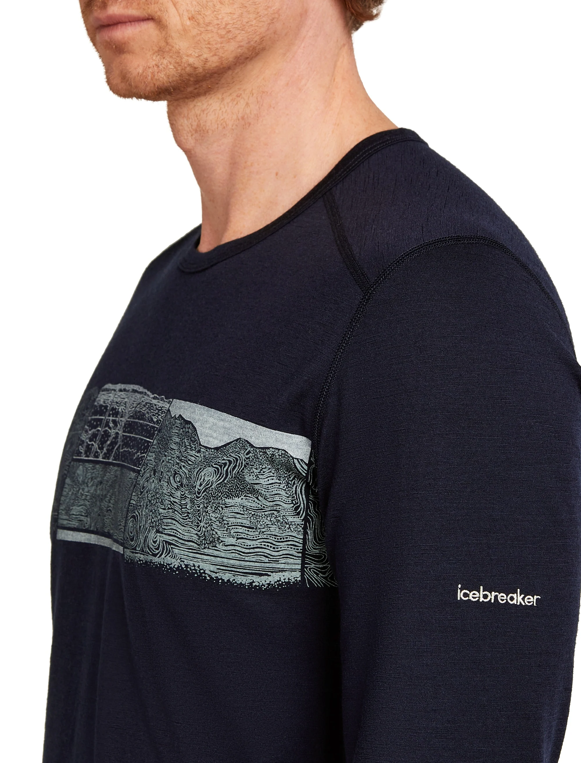 Oasis Merino Long Sleeve Elevation Line 200 ♂ - Image 3