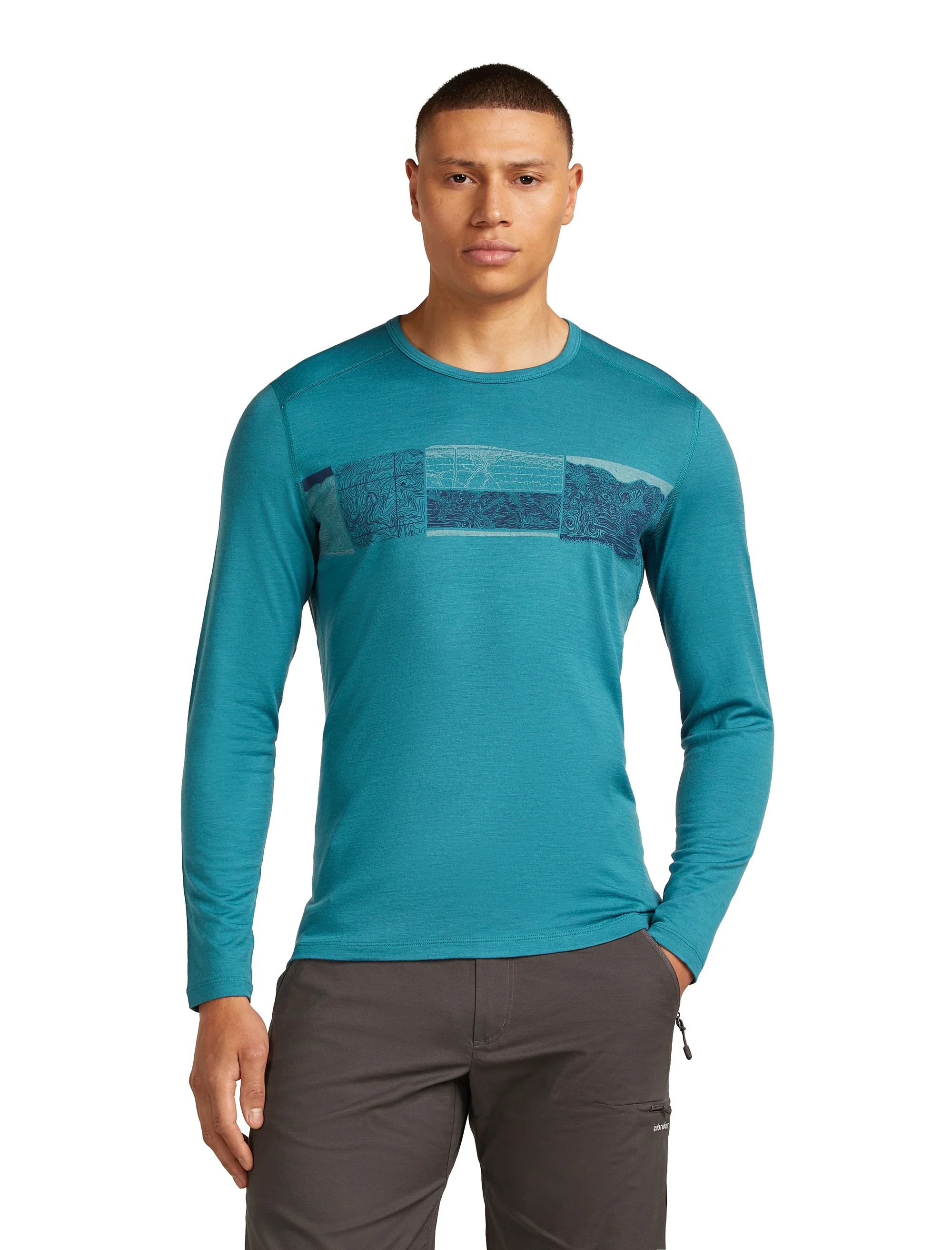 Oasis Merino Long Sleeve Elevation Line 200 ♂ - Image 5