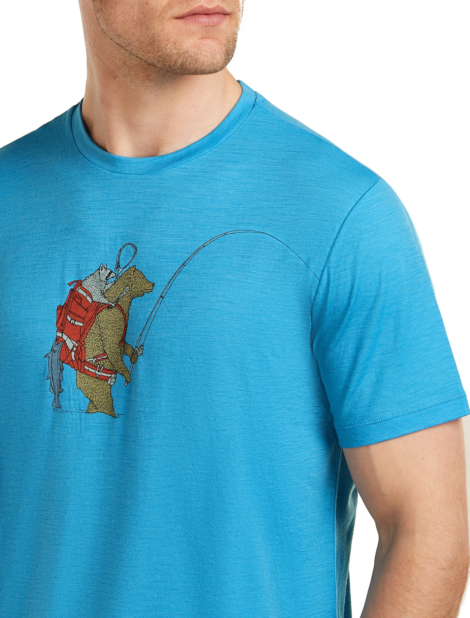 Tech Merino T-Shirt Bear Catch ♂
