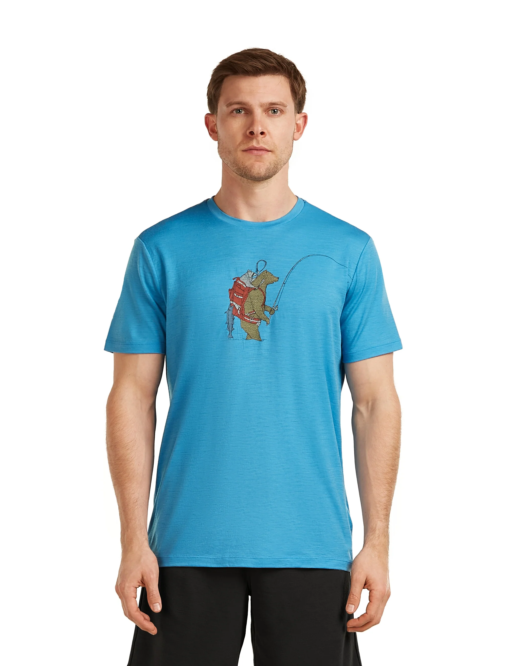 Tech Merino T-Shirt Bear Catch ♂ - Image 2