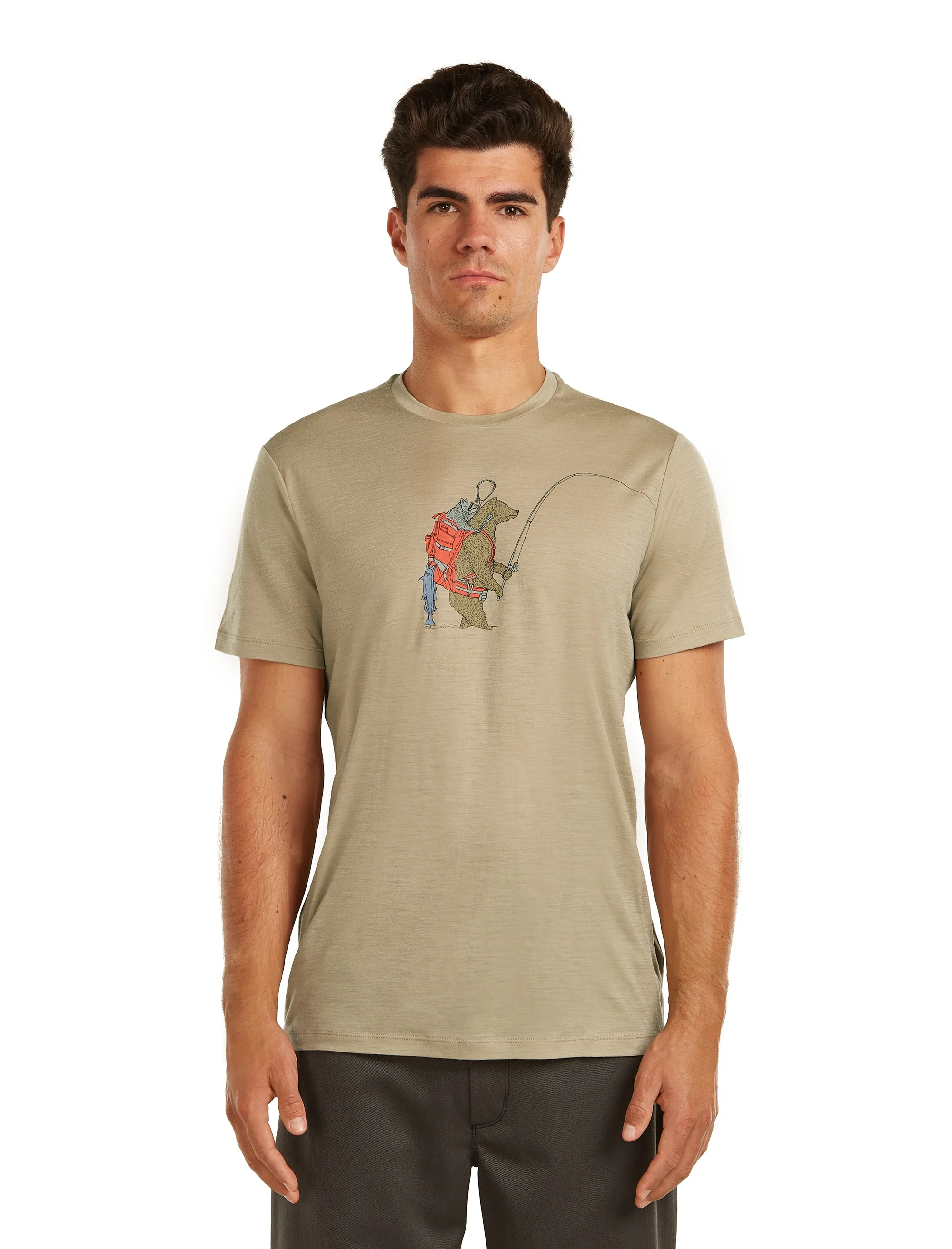 Tech Merino T-Shirt Bear Catch ♂ - Image 5