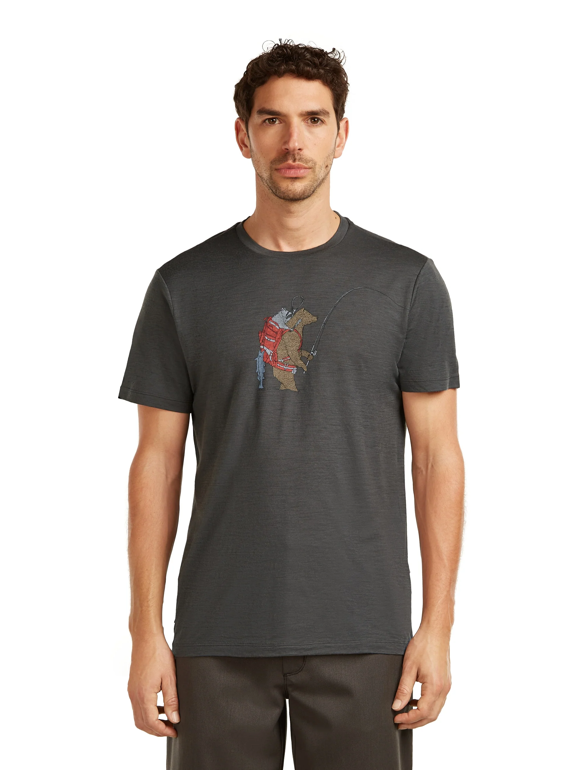 Tech Merino T-Shirt Bear Catch ♂ - Image 6