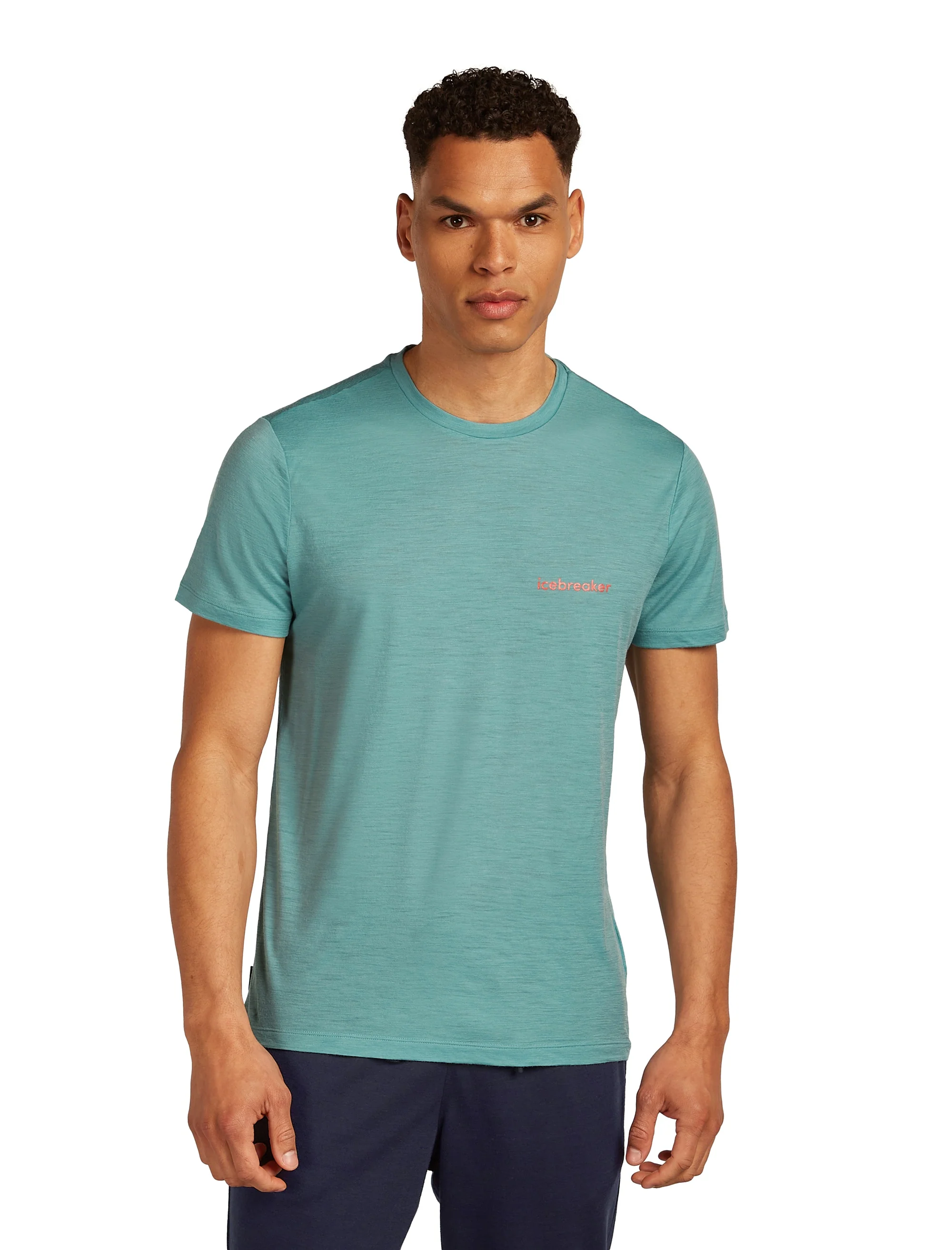 Tech Merino T-Shirt Icebreaker Wordmark ♂ - Image 2
