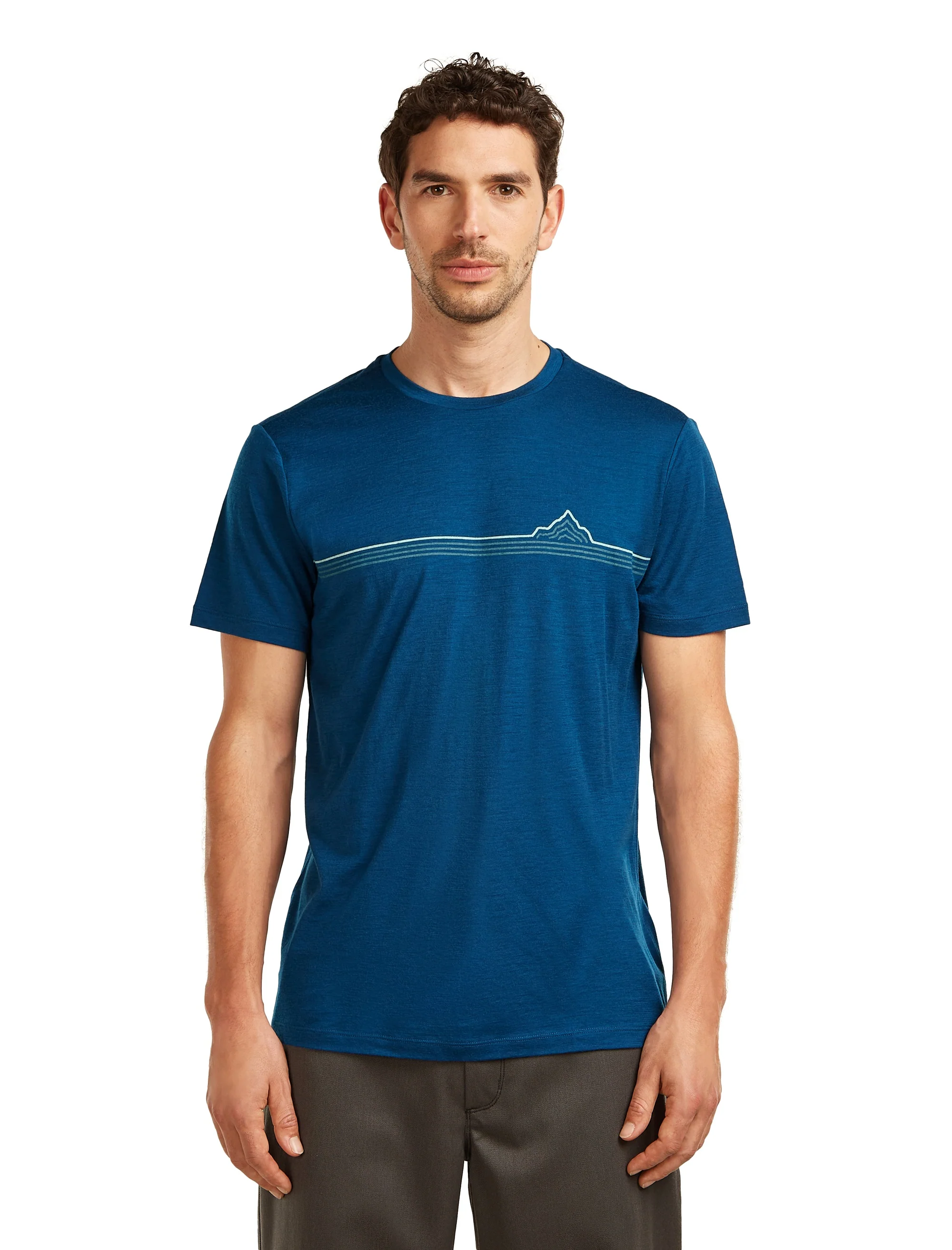 Tech Merino T-Shirt Range Stripes ♂