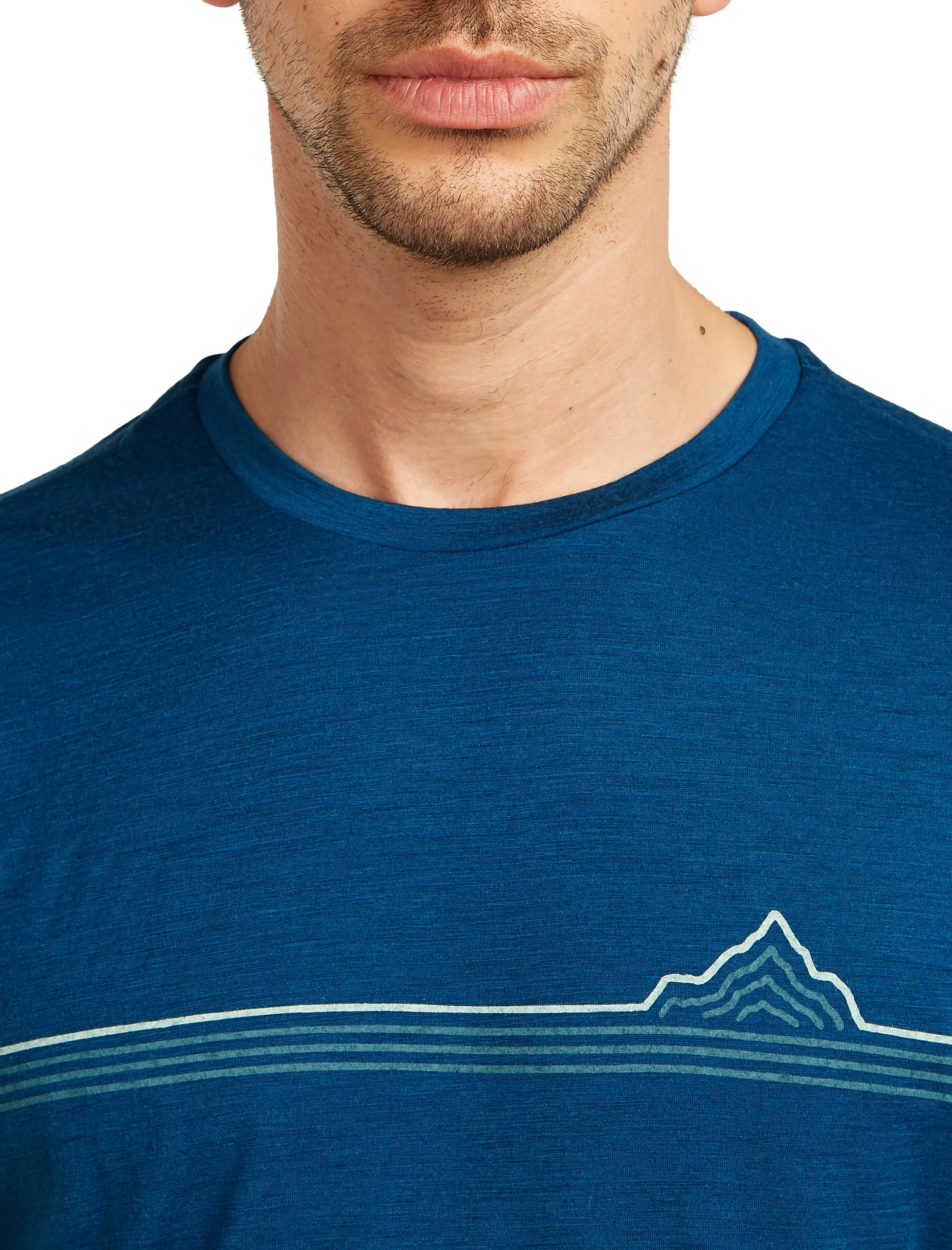 Tech Merino T-Shirt Range Stripes ♂ - Image 2