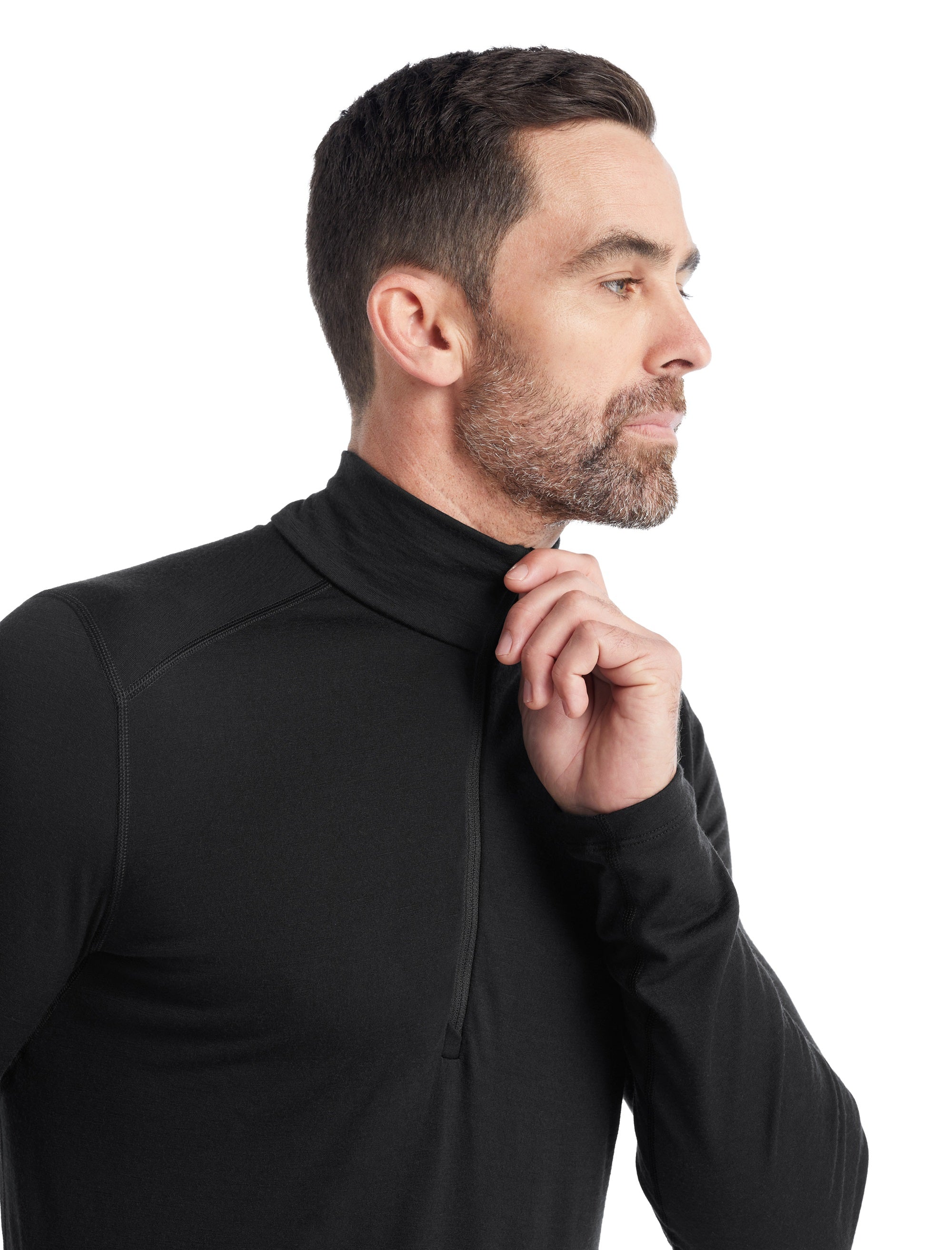 Oasis Merino Longsleeve Half Zip Herren 200 - Image 2