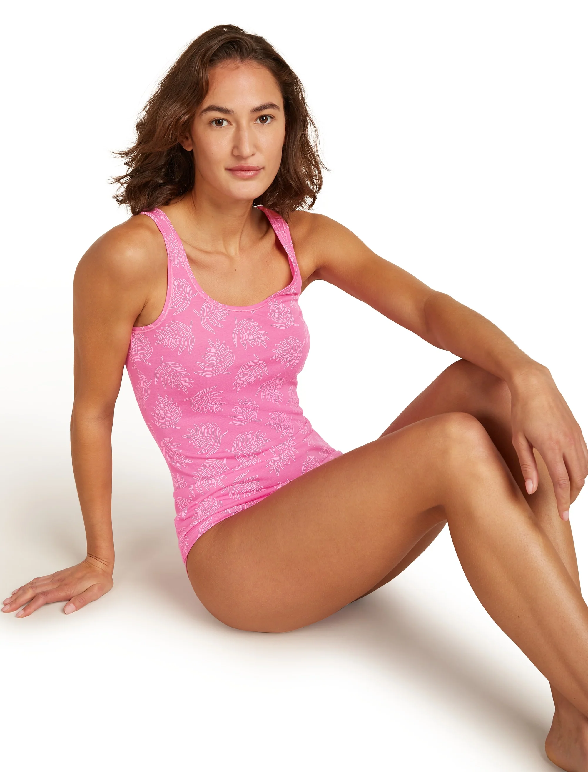Siren Merino Tank Fresh Ferns AOP ♀ - Image 2
