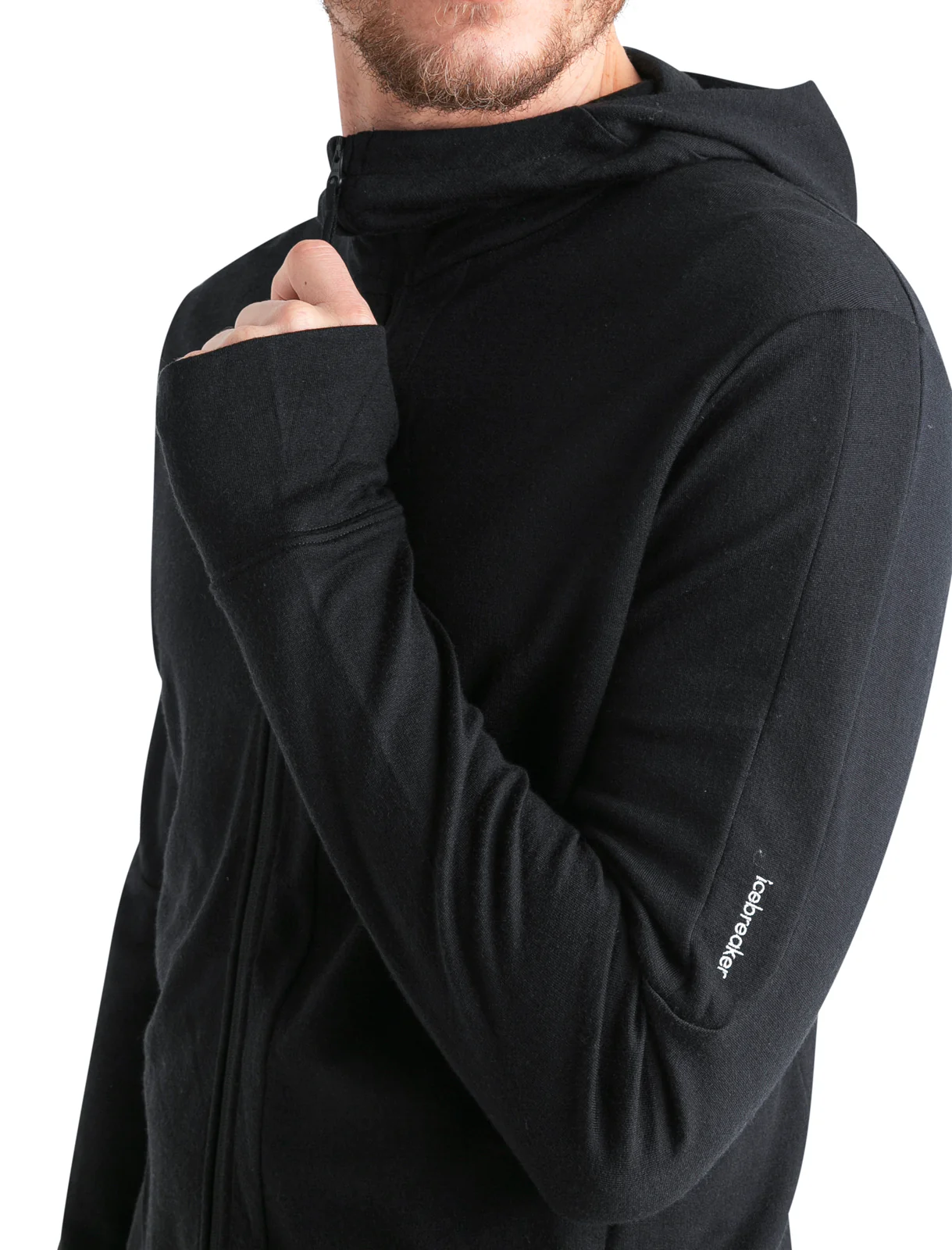 Quantum Merino Fleece Hoody Herren - Image 6