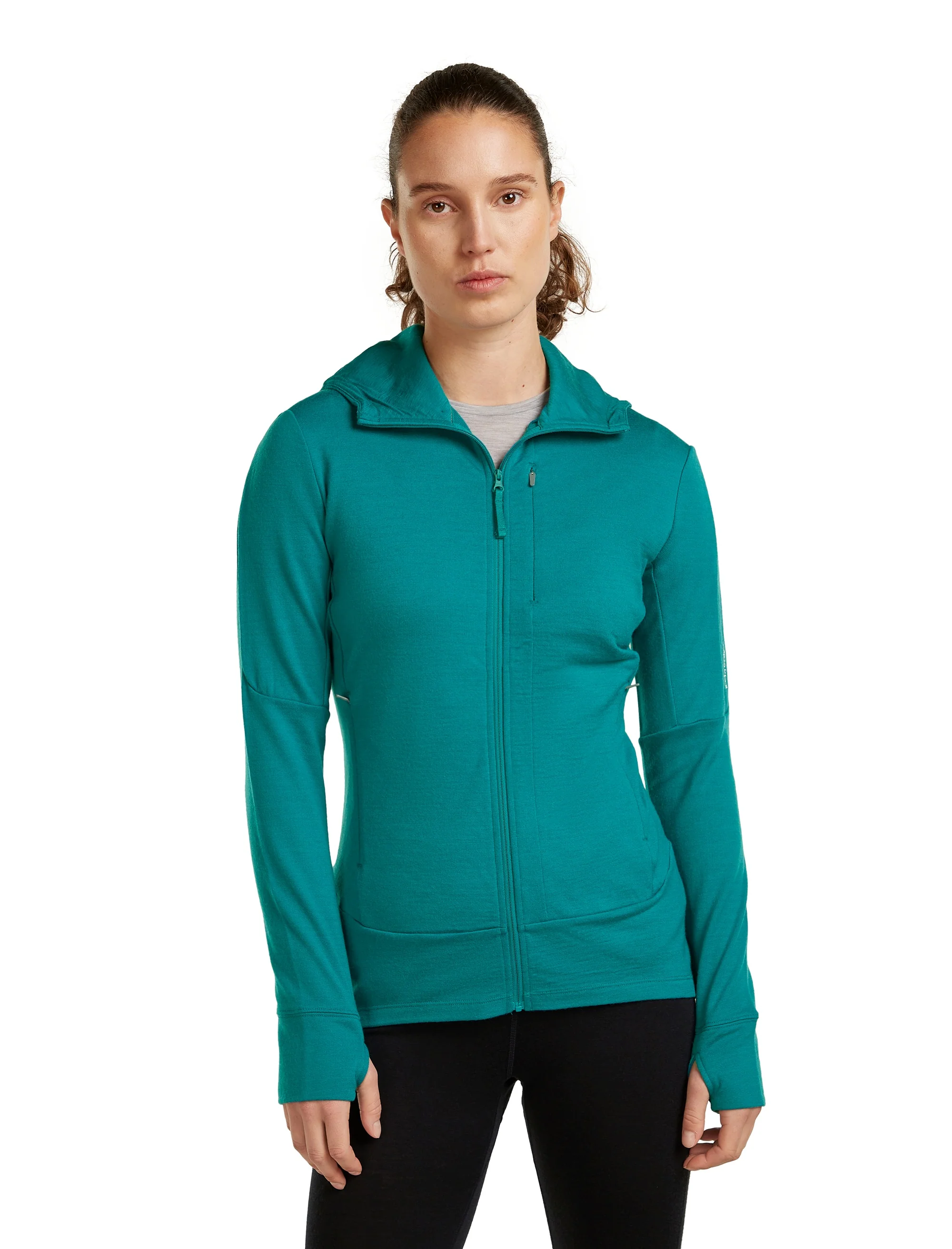 Quantum Merino Fleece Hoody Damen - Image 8