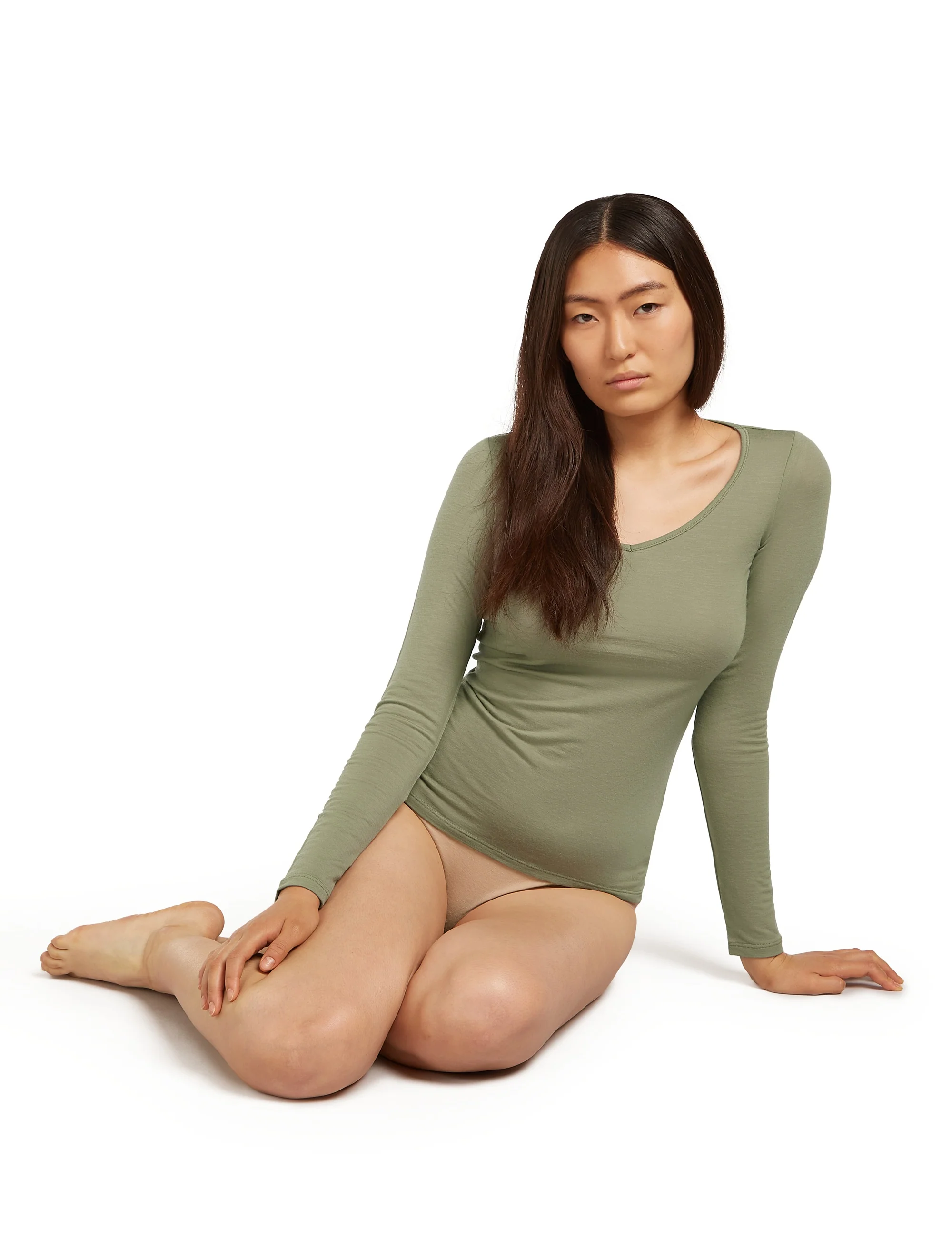 Siren Merino Longsleeve Damen Sweatheart 150 - Image 10