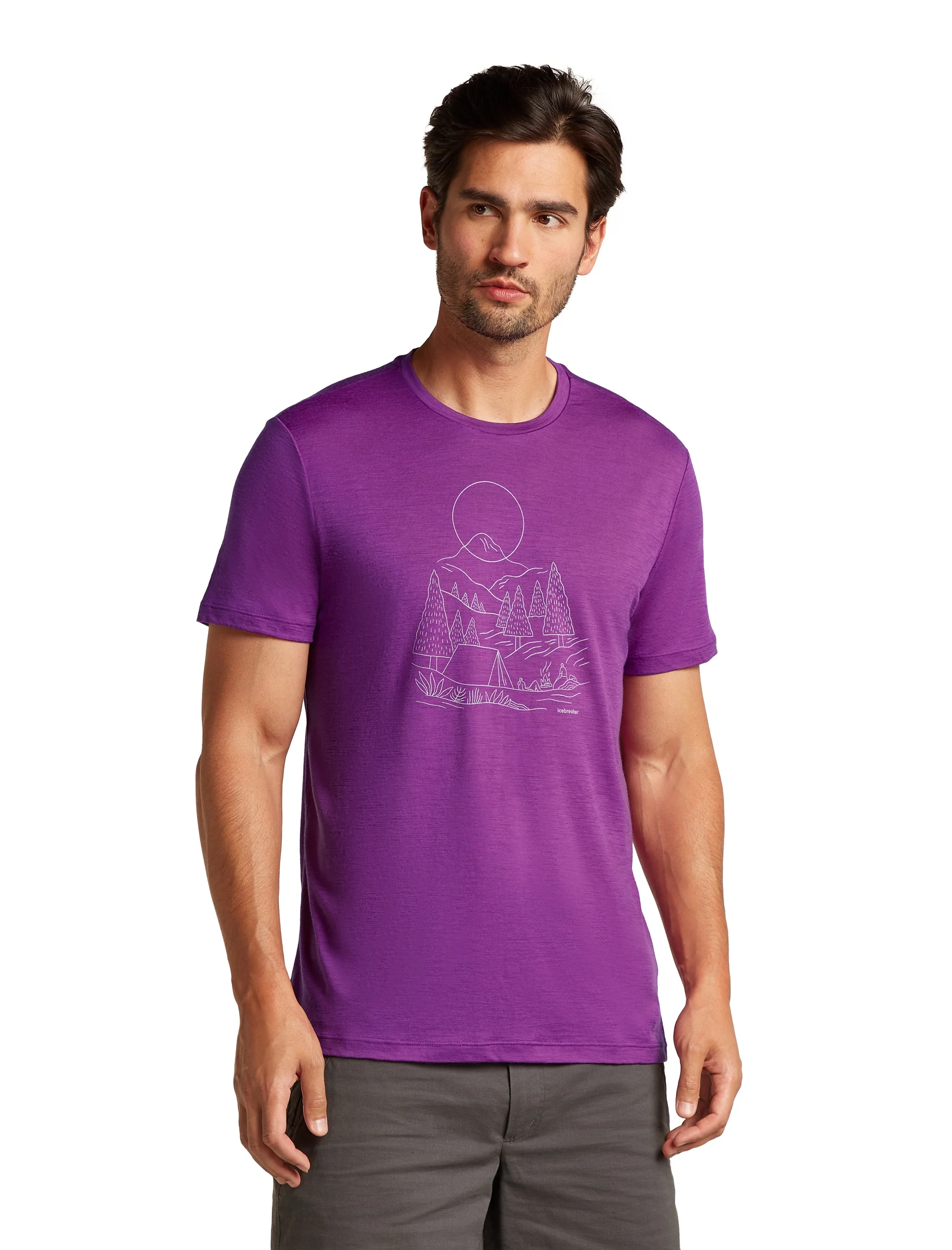 Tech Merino T-Shirt Sunset Camp ♂