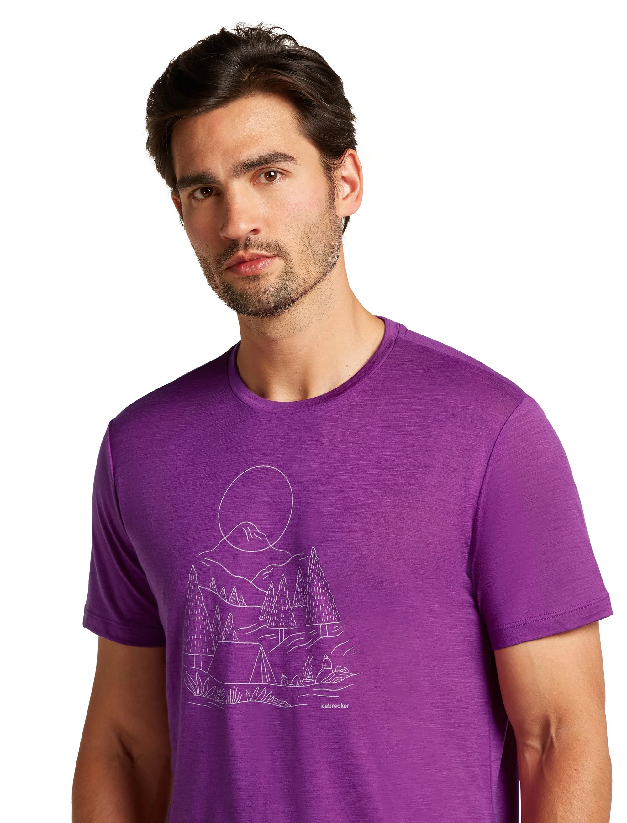 Tech Merino T-Shirt Sunset Camp ♂ - Image 2
