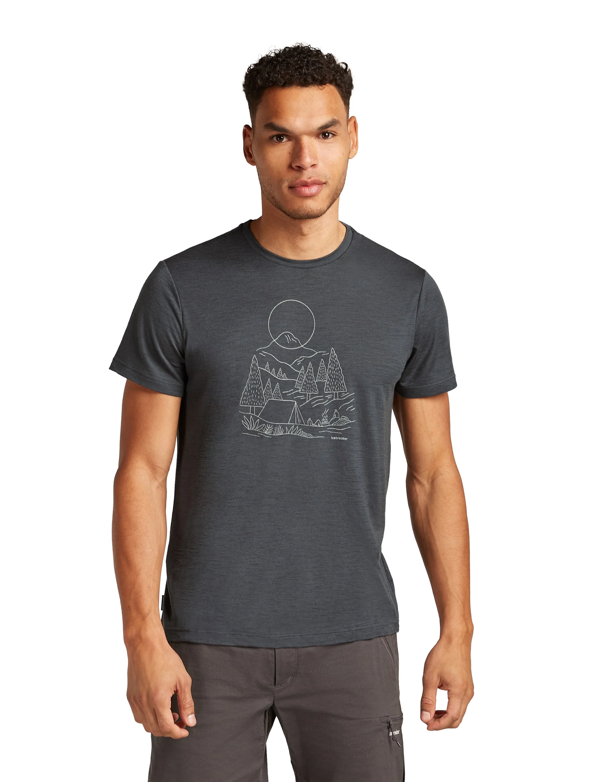 Tech Merino T-Shirt Sunset Camp ♂ - Image 3
