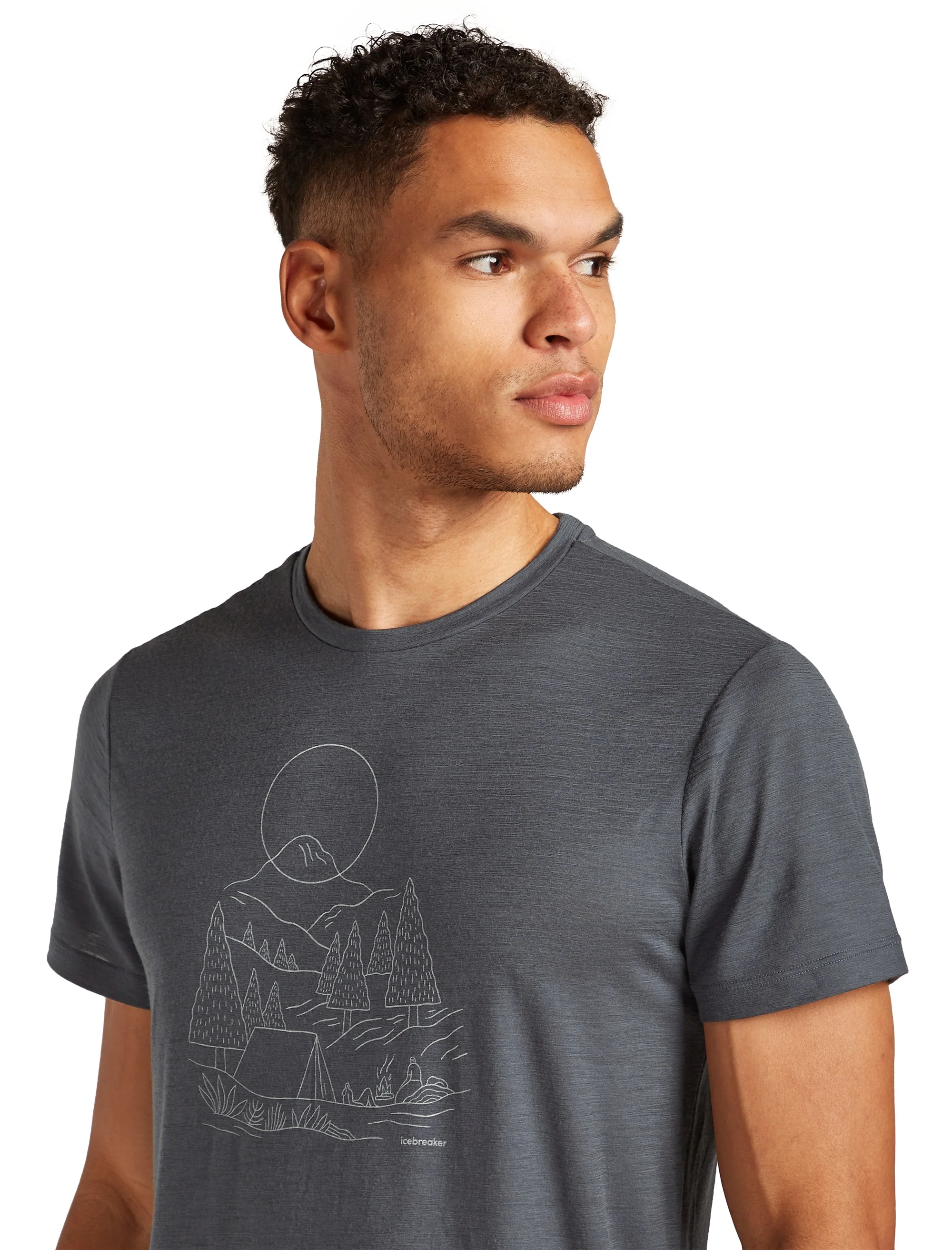 Tech Merino T-Shirt Sunset Camp ♂ - Image 4