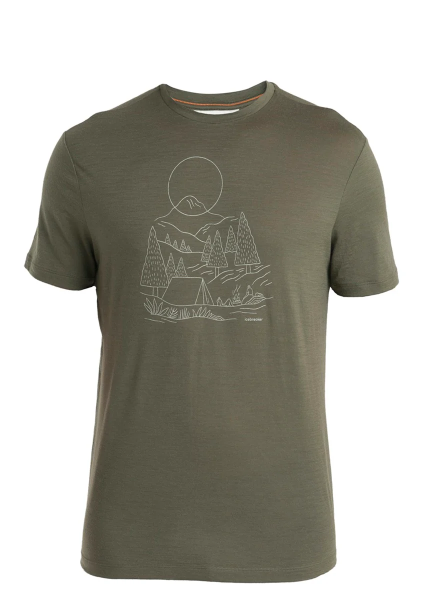 Tech Merino T-Shirt Sunset Camp ♂ - Image 5