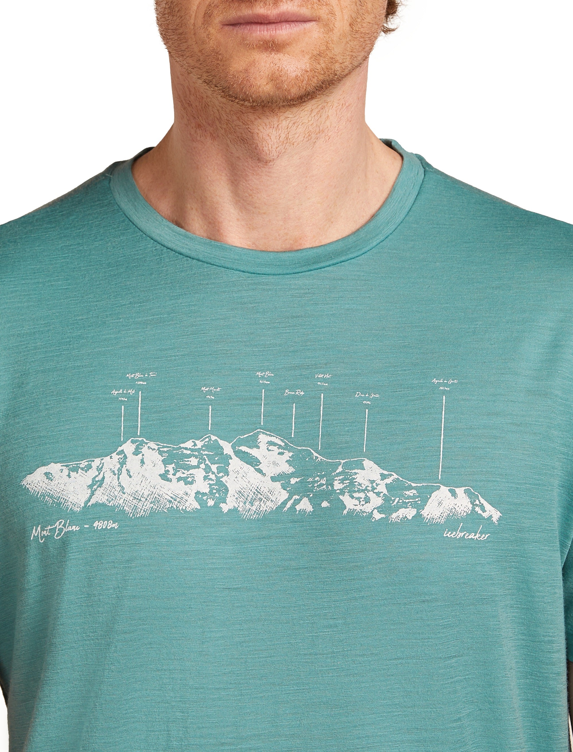 Tech Merino T-Shirt The Peaks ♂ - Image 2