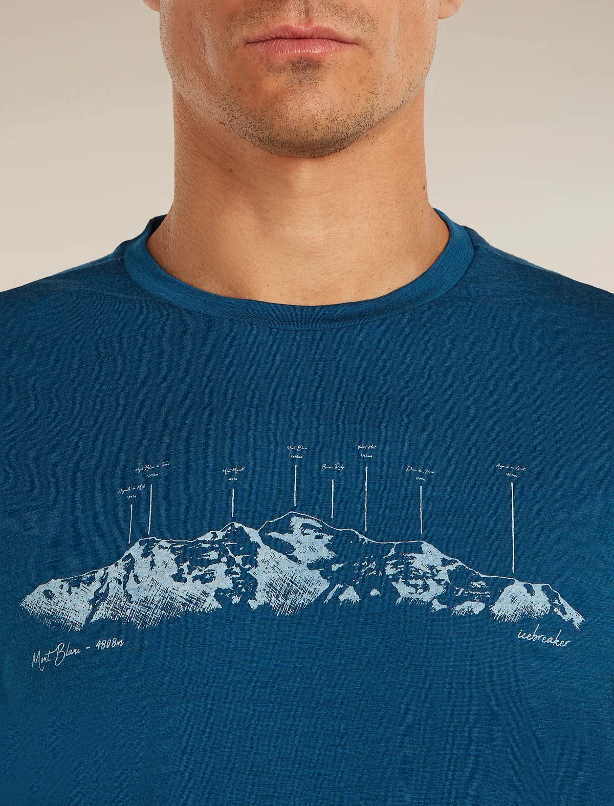 Tech Merino T-Shirt The Peaks ♂ - Image 3