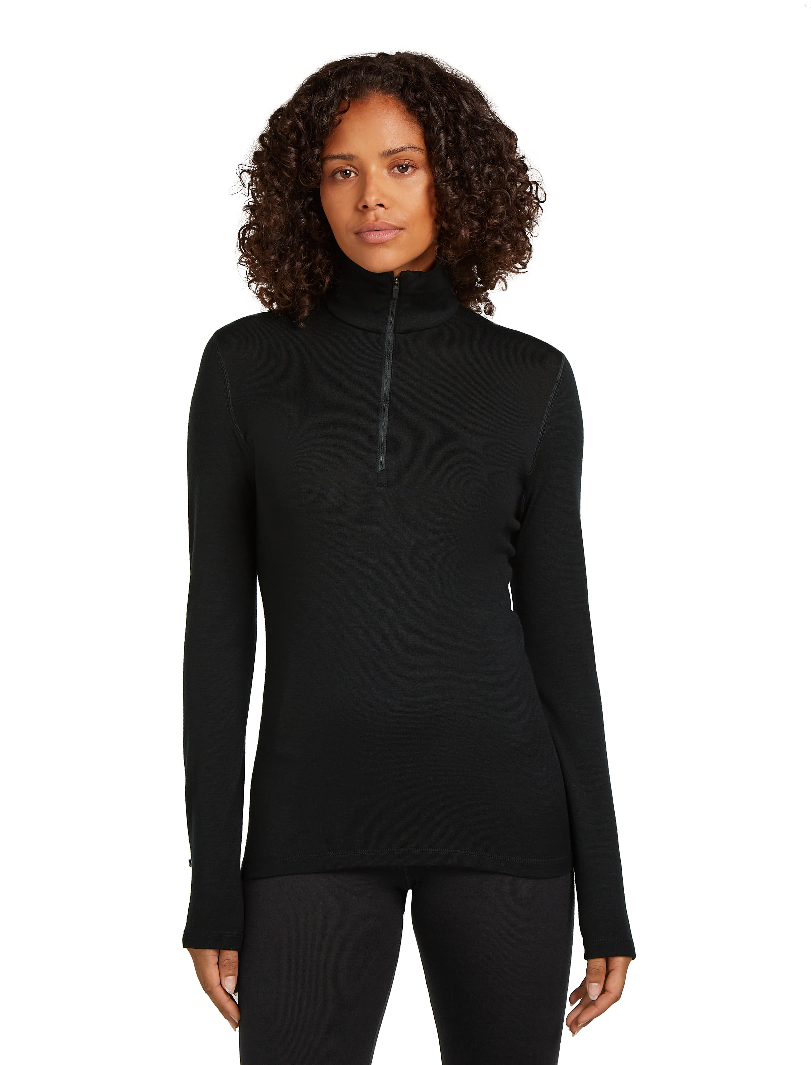 Tech Thermo Merino Longsleeve Half Zip Damen 260 - Image 2