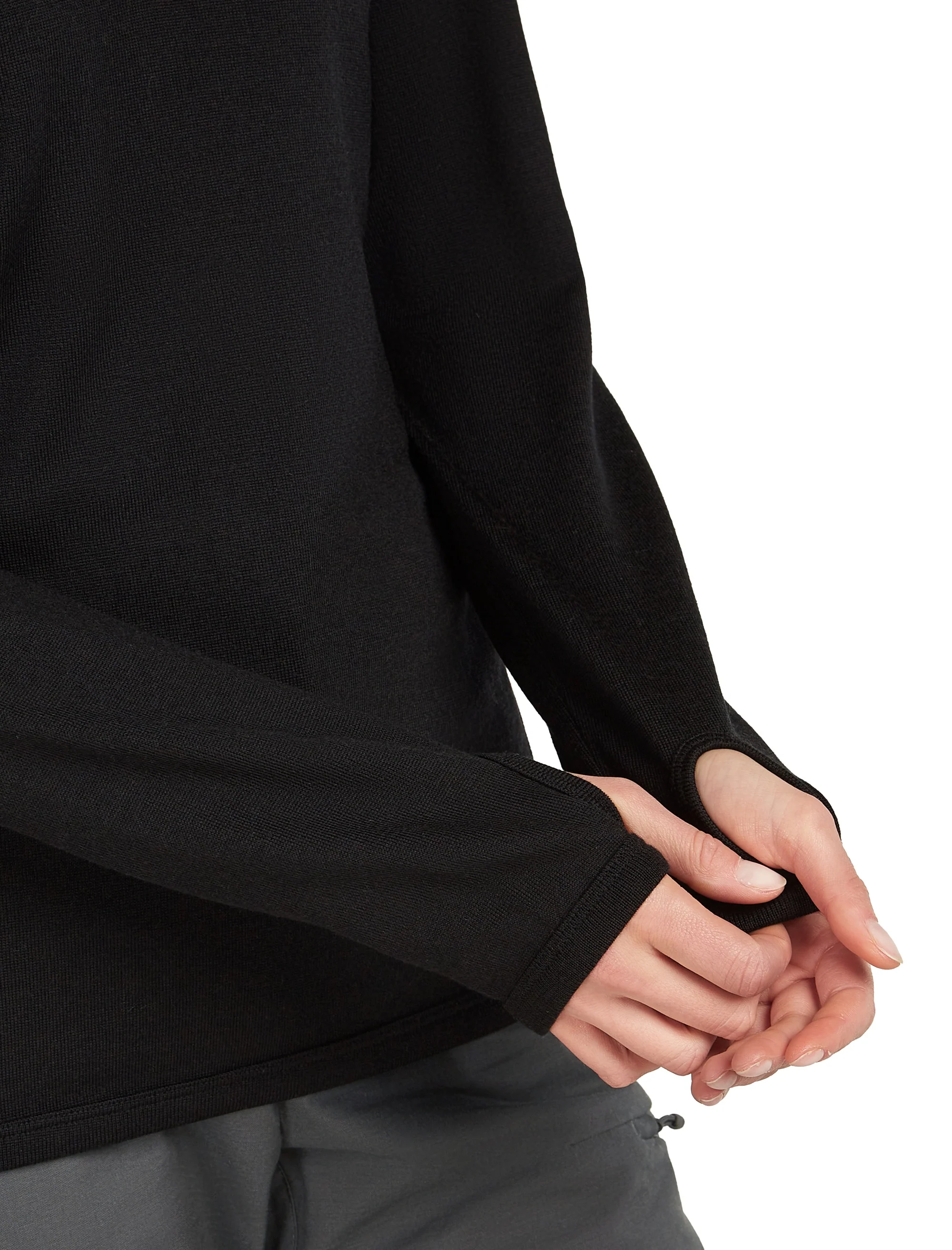Original Merino Longsleeve Half Zip 320 ♀ - Image 3