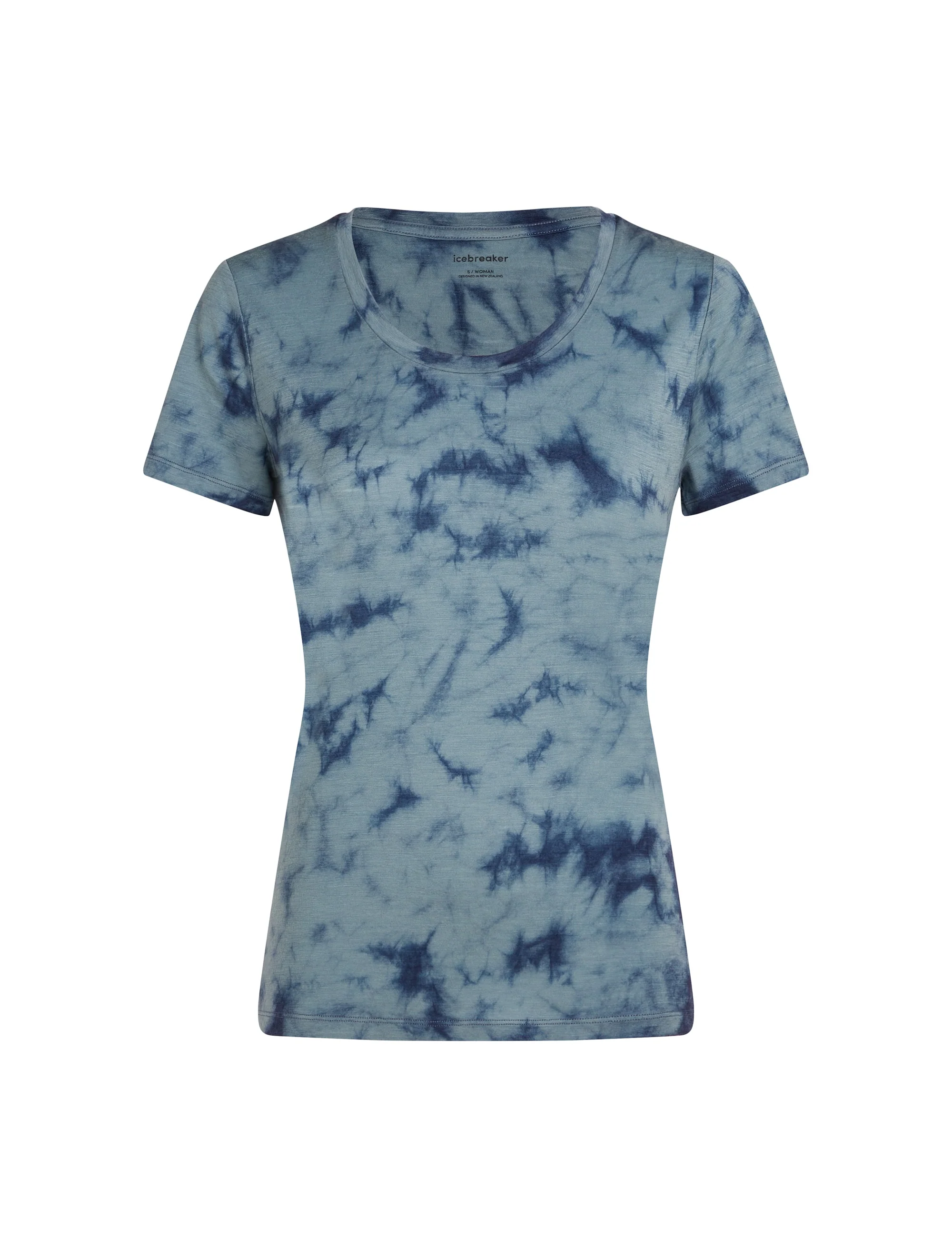 Tech Merino Scoop Tee Cloud Dye ♀