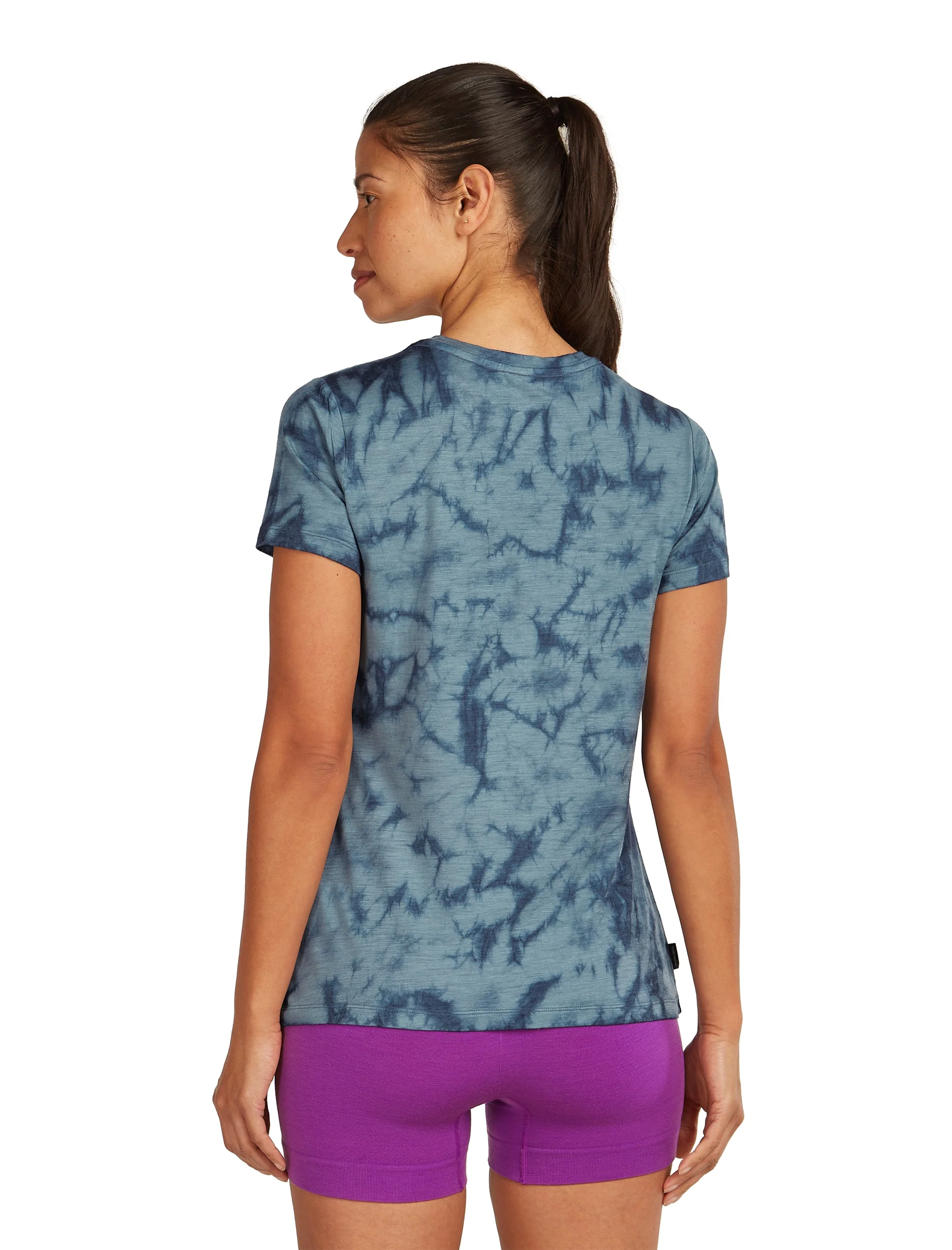 Tech Merino Scoop Tee Cloud Dye ♀ - Image 4