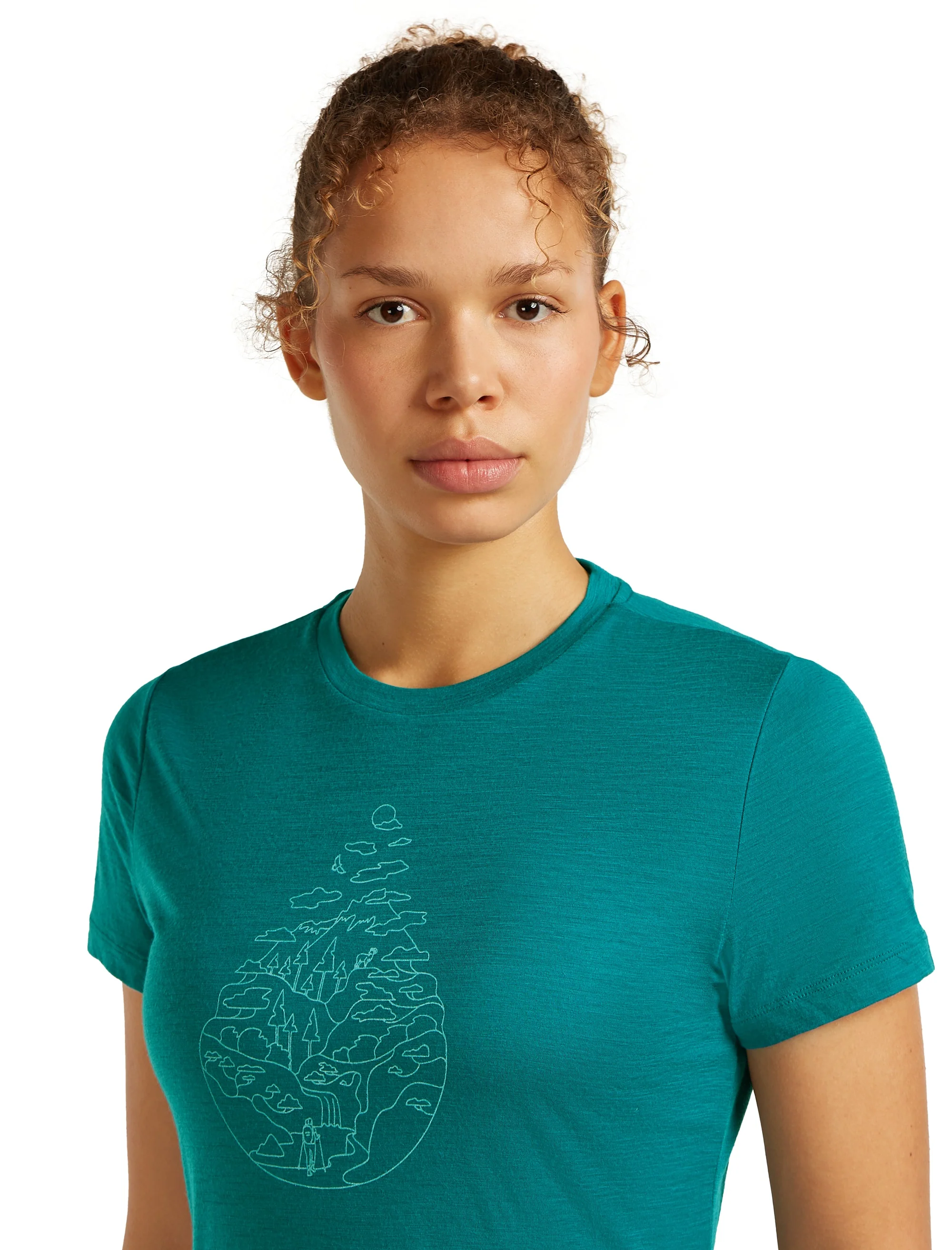 Tech Merino T-Shirt Hike Path ♀
